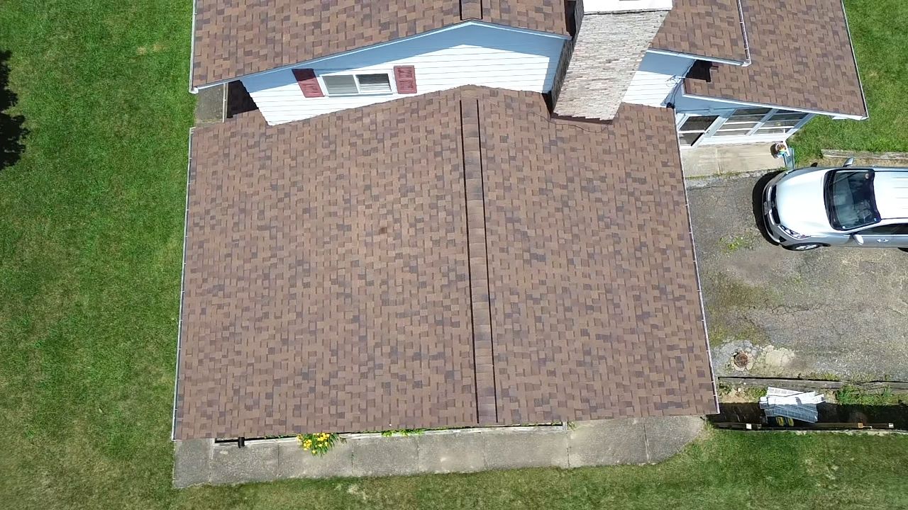 Atlas Pinnacle, Color, Burnt Hickory, Drip Edge, Color, Royal Brown by Eagle Eye Roofing