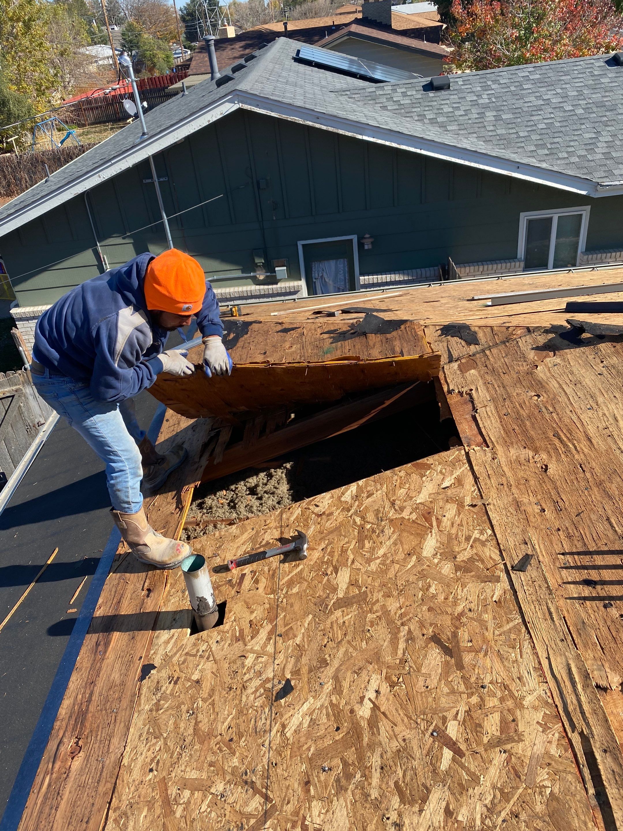 Re-Roof Due to Hail Storm by Black Belt Roofing