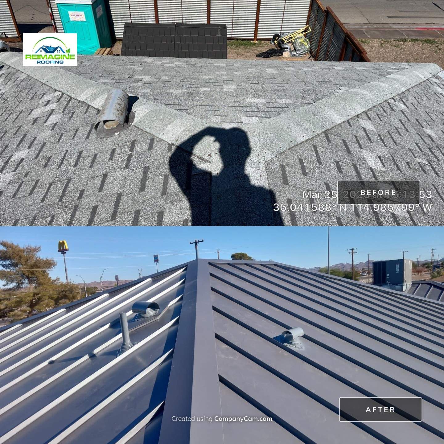 Charcoal Gray Standing Seam by Reimagine Roofing