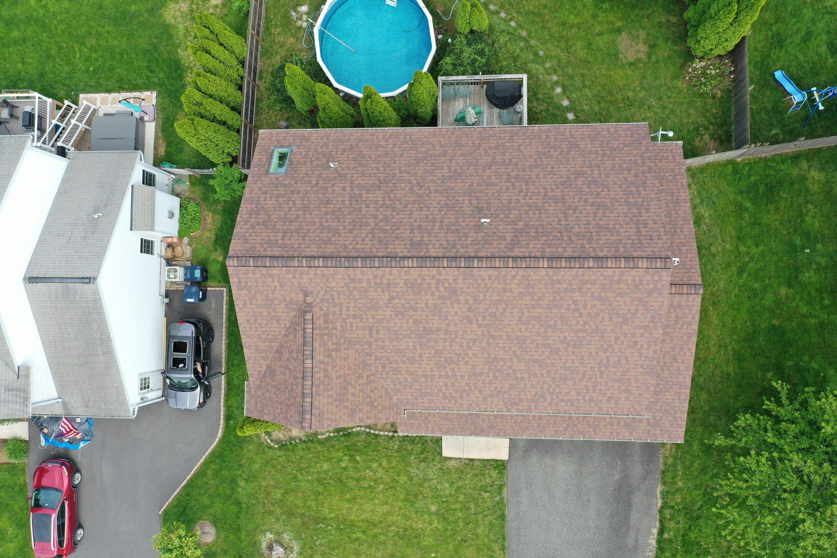 Roofing Installation using CertainTeed Landmark - Burnt Sienna by Storm Guard of Ches-Mont PA