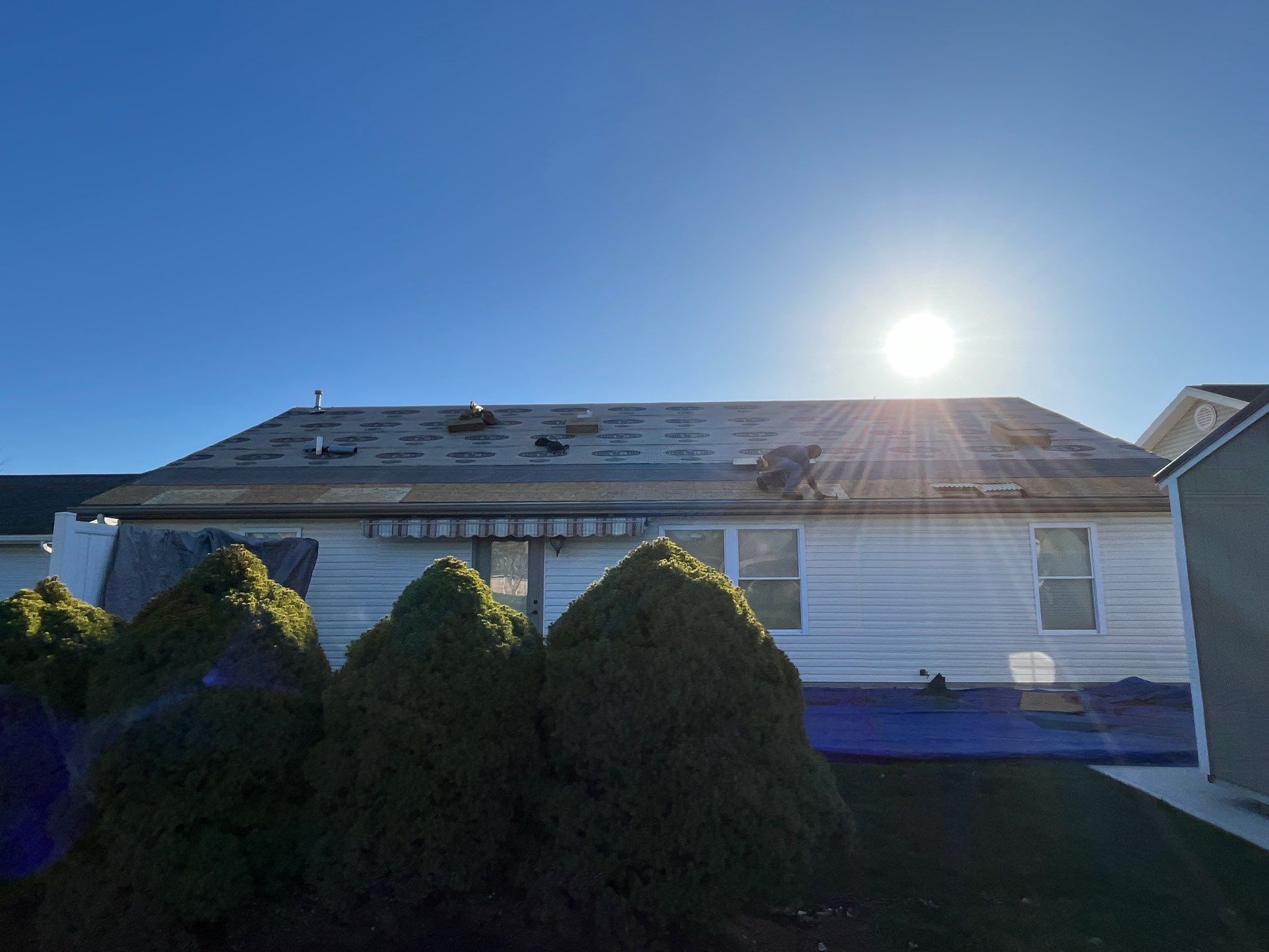 Residential Roofing Installation using CertainTeed Landmark Weathered Wood by Nitro Roofing and Construction