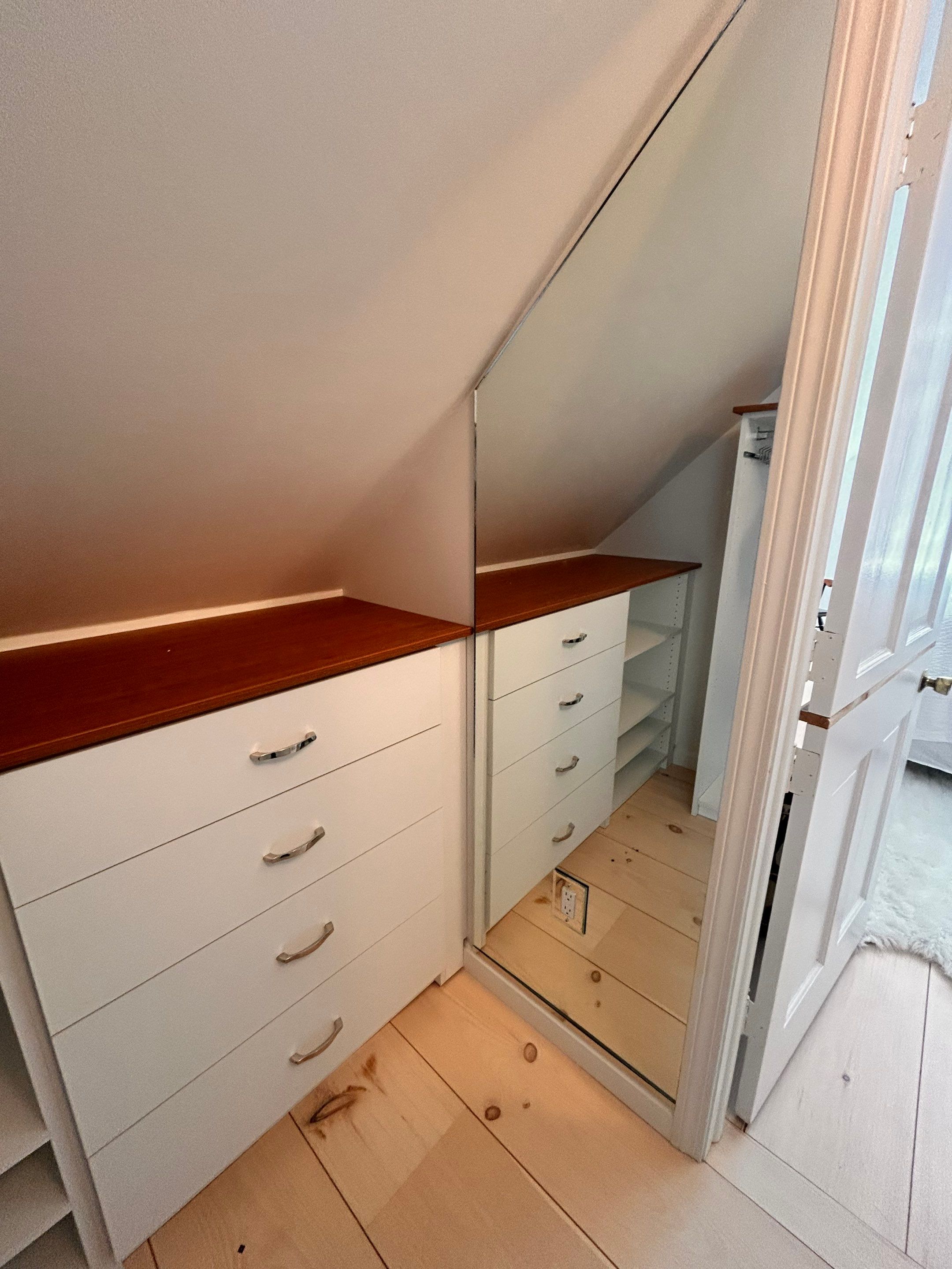 Custom Mirror with Electrical Cut-Out by Cheshire Glass Company