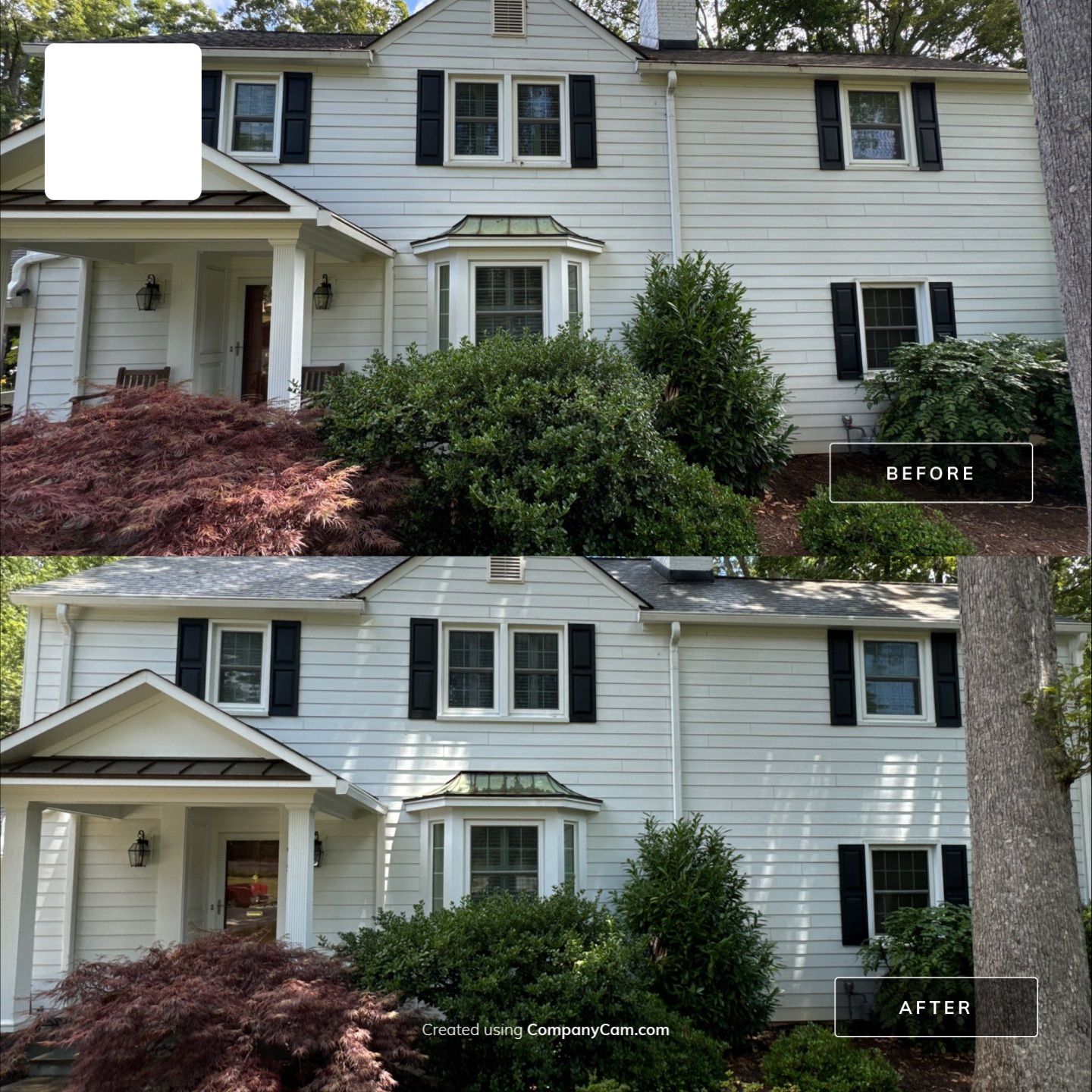 pressure washing of the house exterior siding in winston salem nc