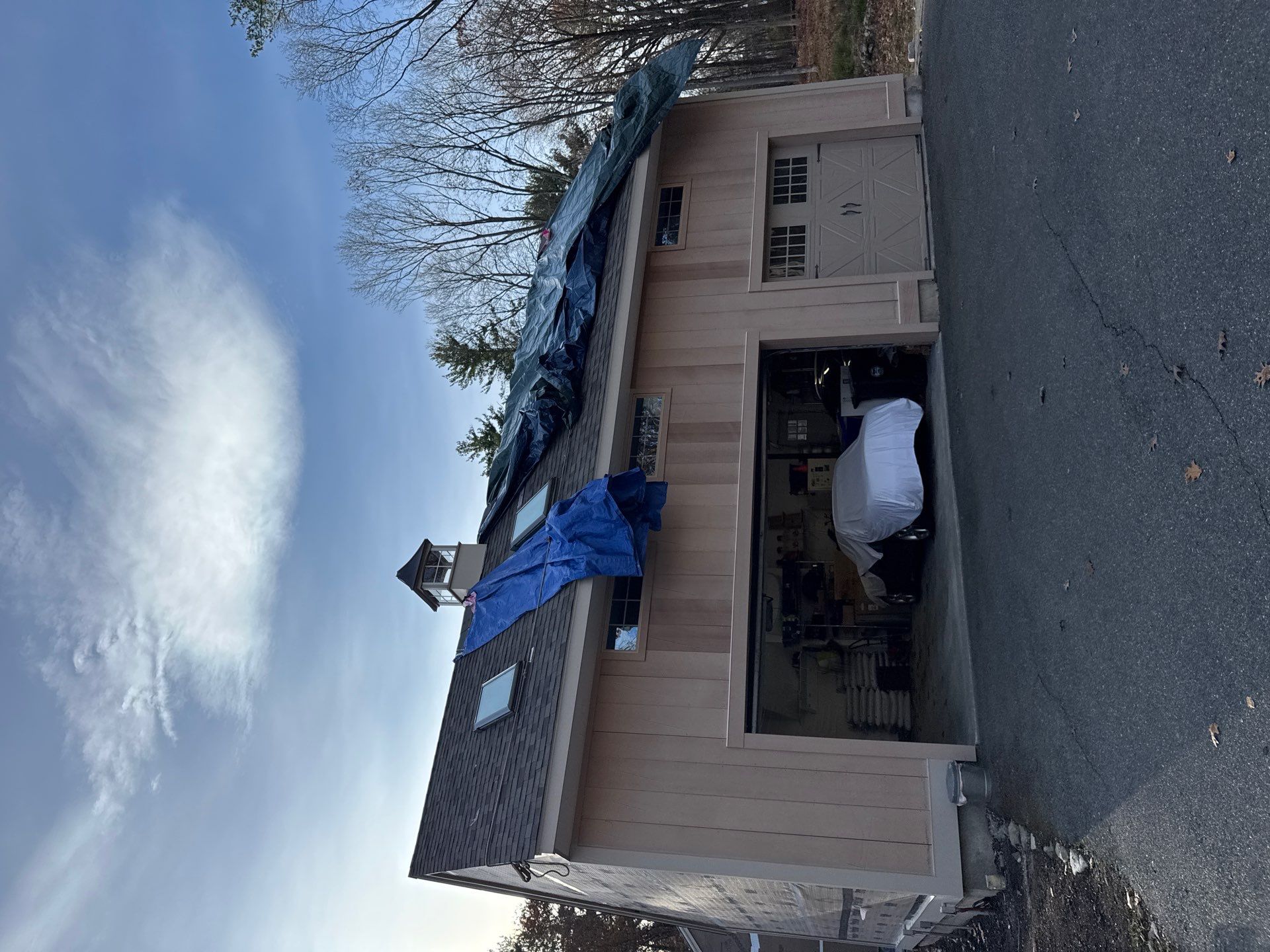 Complete House & Barn Roof with 13 Skylight Reflashing + EPDM Repairs by Mighty Dog Roofing of Greater Middlesex County