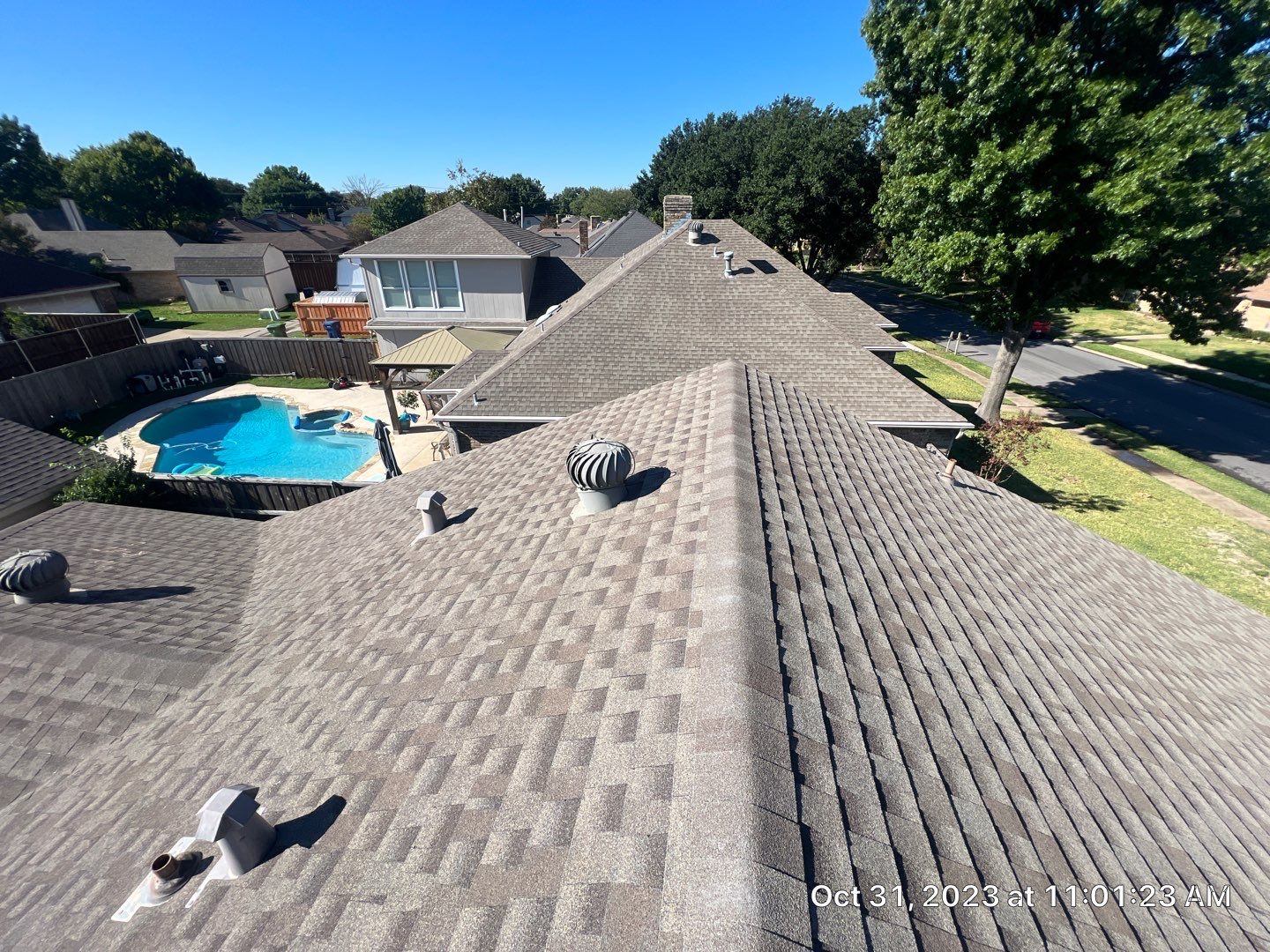 Residential Roofing Installation using IKO Dynasty class 3 hail resistant shingles by Becker Roofing and Exteriors