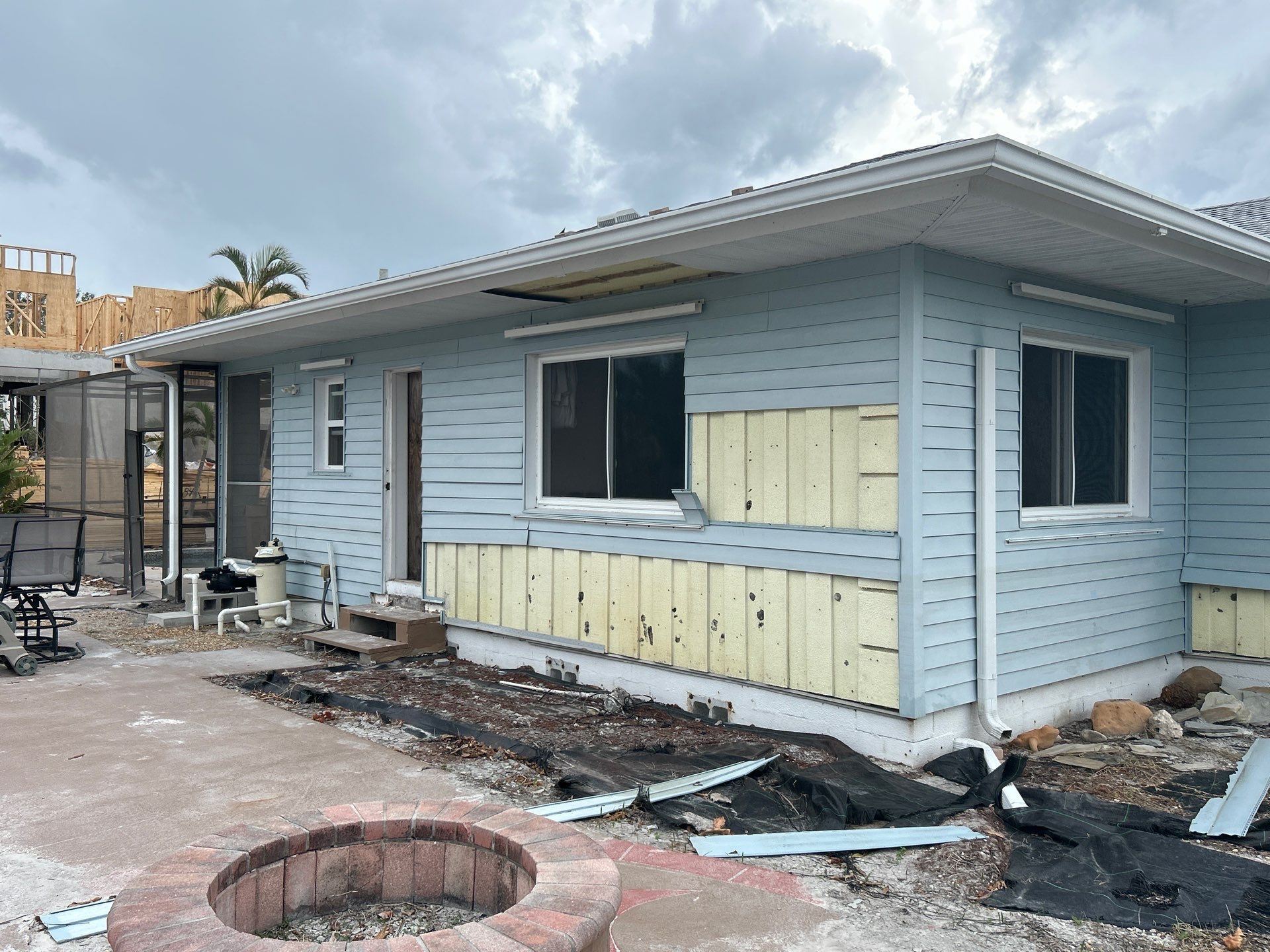 White Soffit and Fascia Upgrade in Longboat Key FL by Gutter Professors
