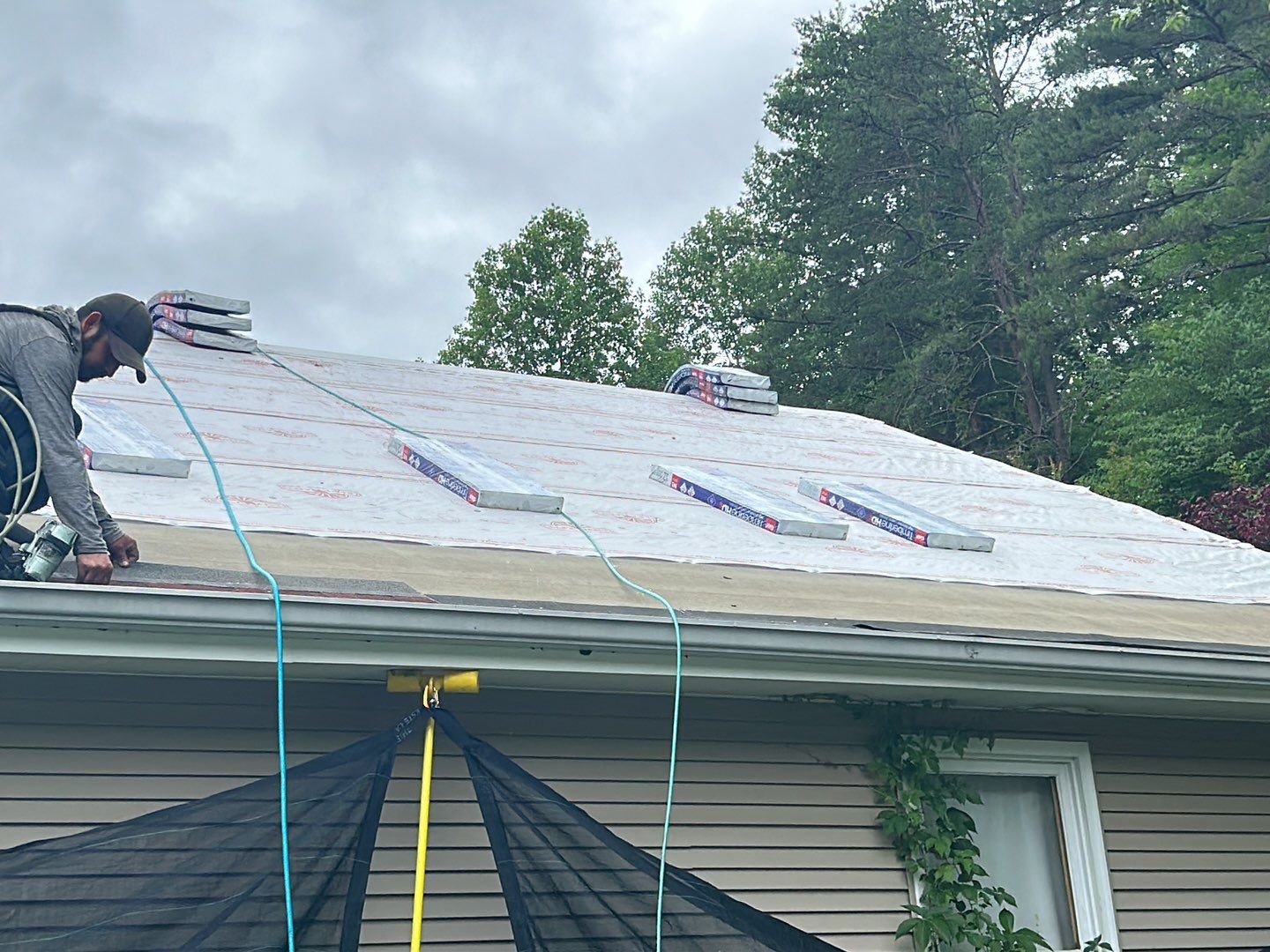 Residential Roofing Installation using Performance Shingles by Mr. Roofer