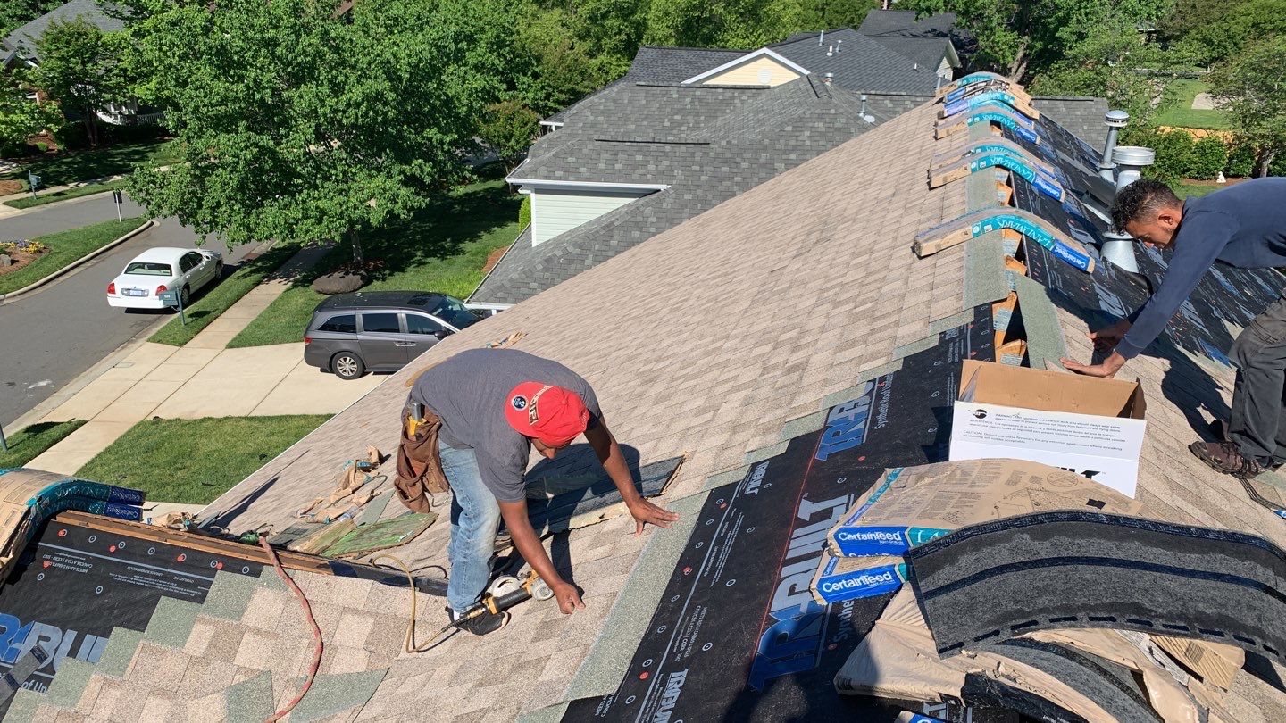 Roof replacement by wind damage by Just Brilliant Restoration JBR
