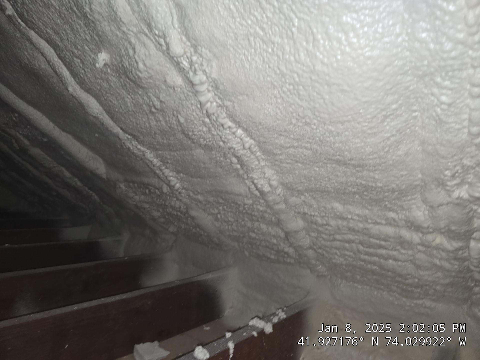 Attic Insulation using Closed Cell Spray Foam by NYS Foam & Energy