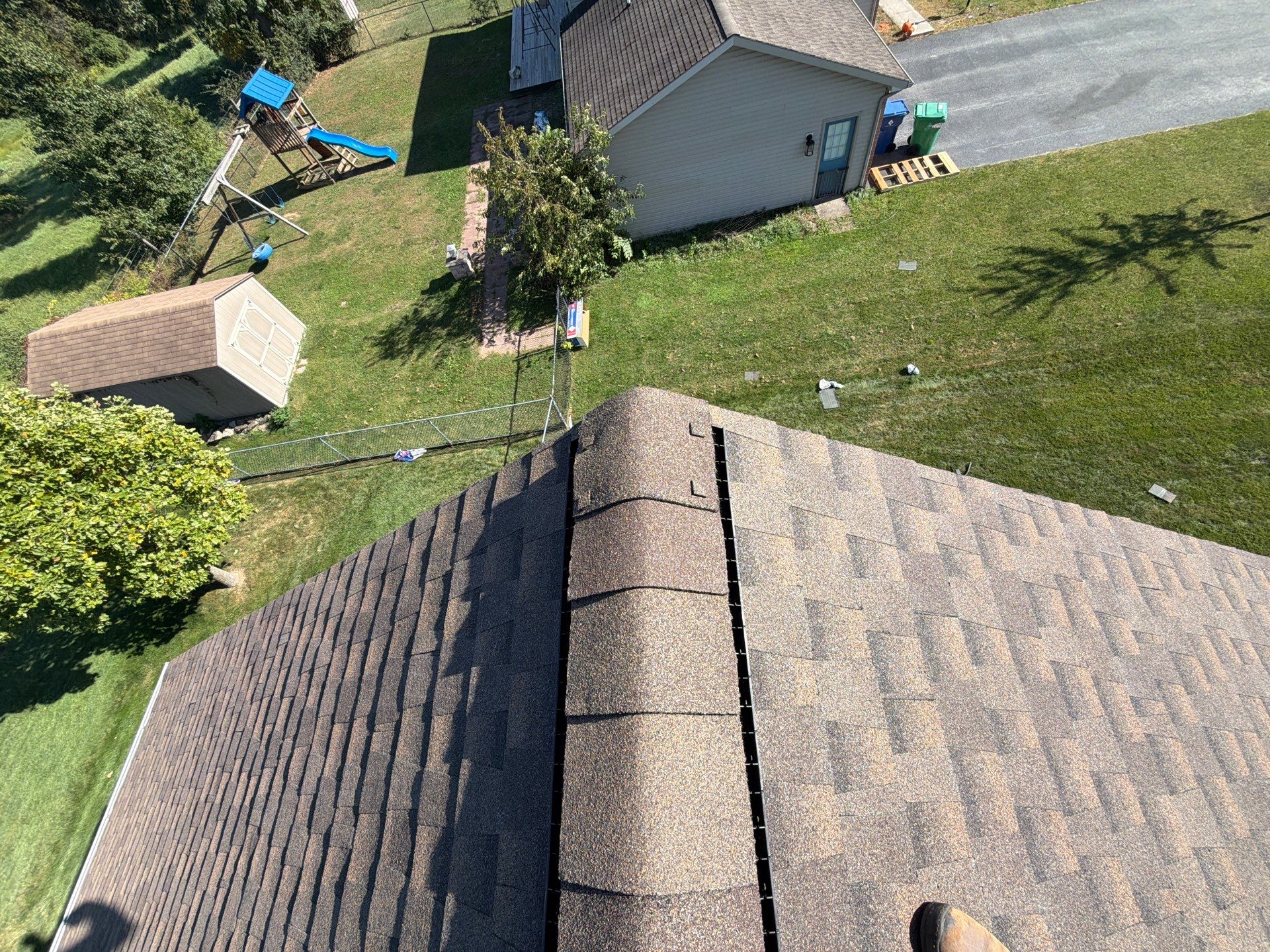 Residential Roof Installation Featuring GAF Timberline HD Shingles in Chambersburg by Teflon Roofing