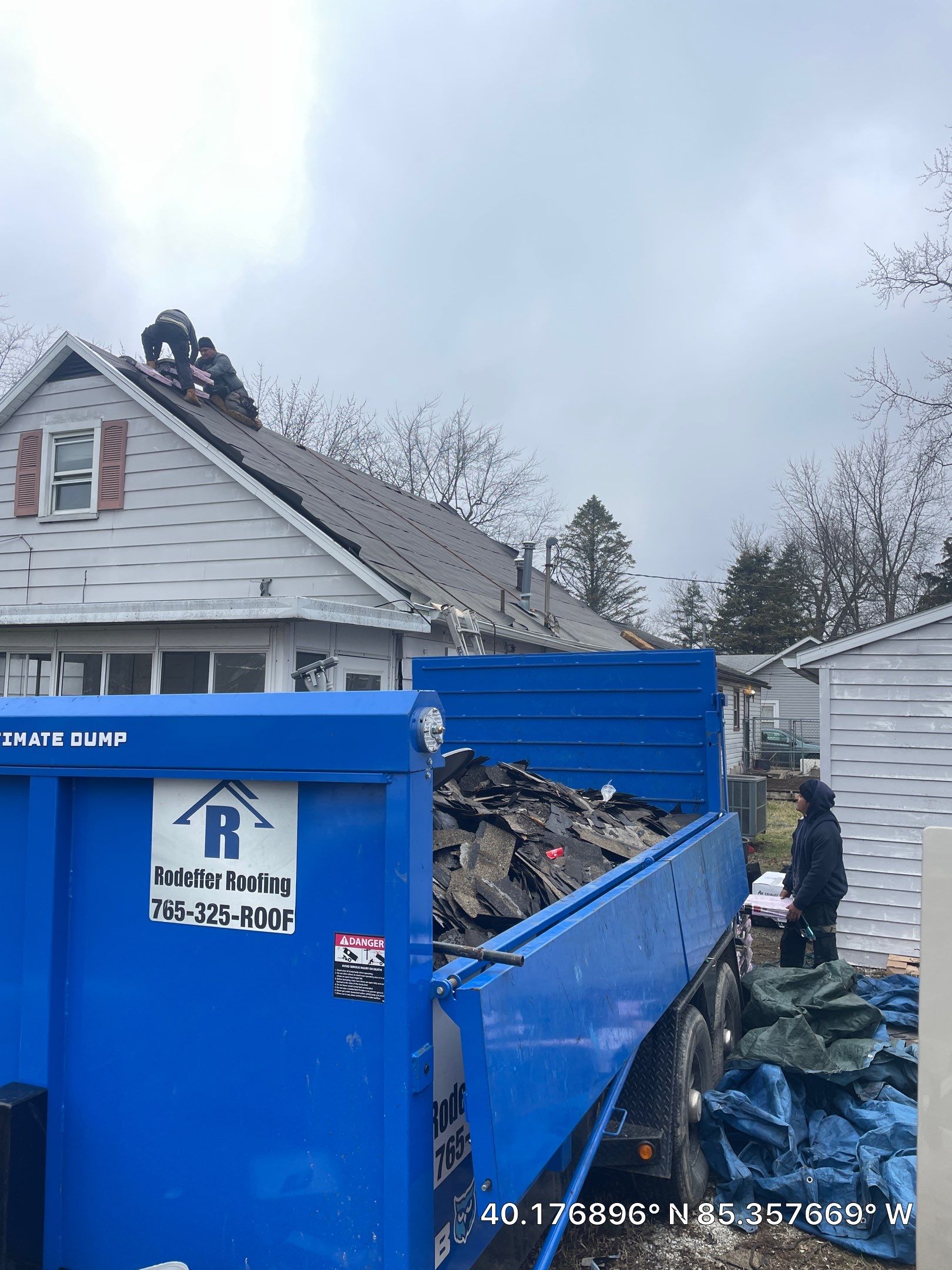 Project in Muncie, IN by Rodeffer Roofing INC
