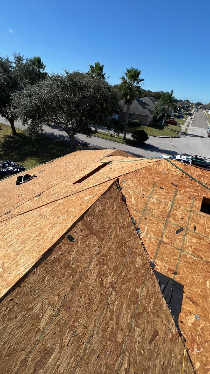 Residential Roofing Installation using GAF Timberline HDZ American Harvest by 1st Class Roofing, Inc.