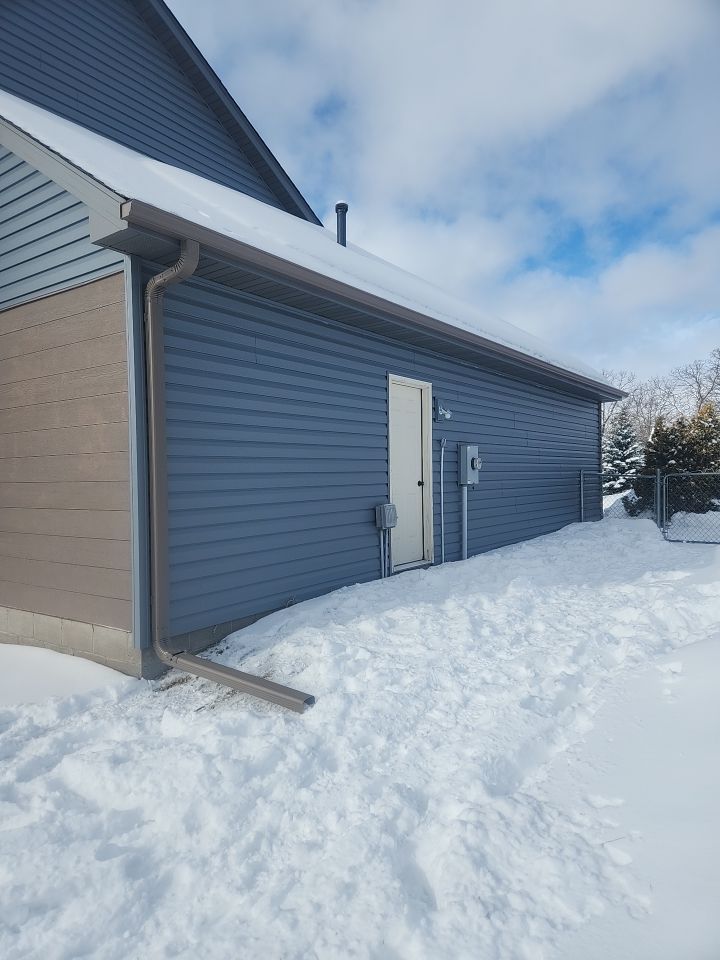 5" Gutters in Big Lake by Next Level Seamless Gutters / Exteriors Inc.