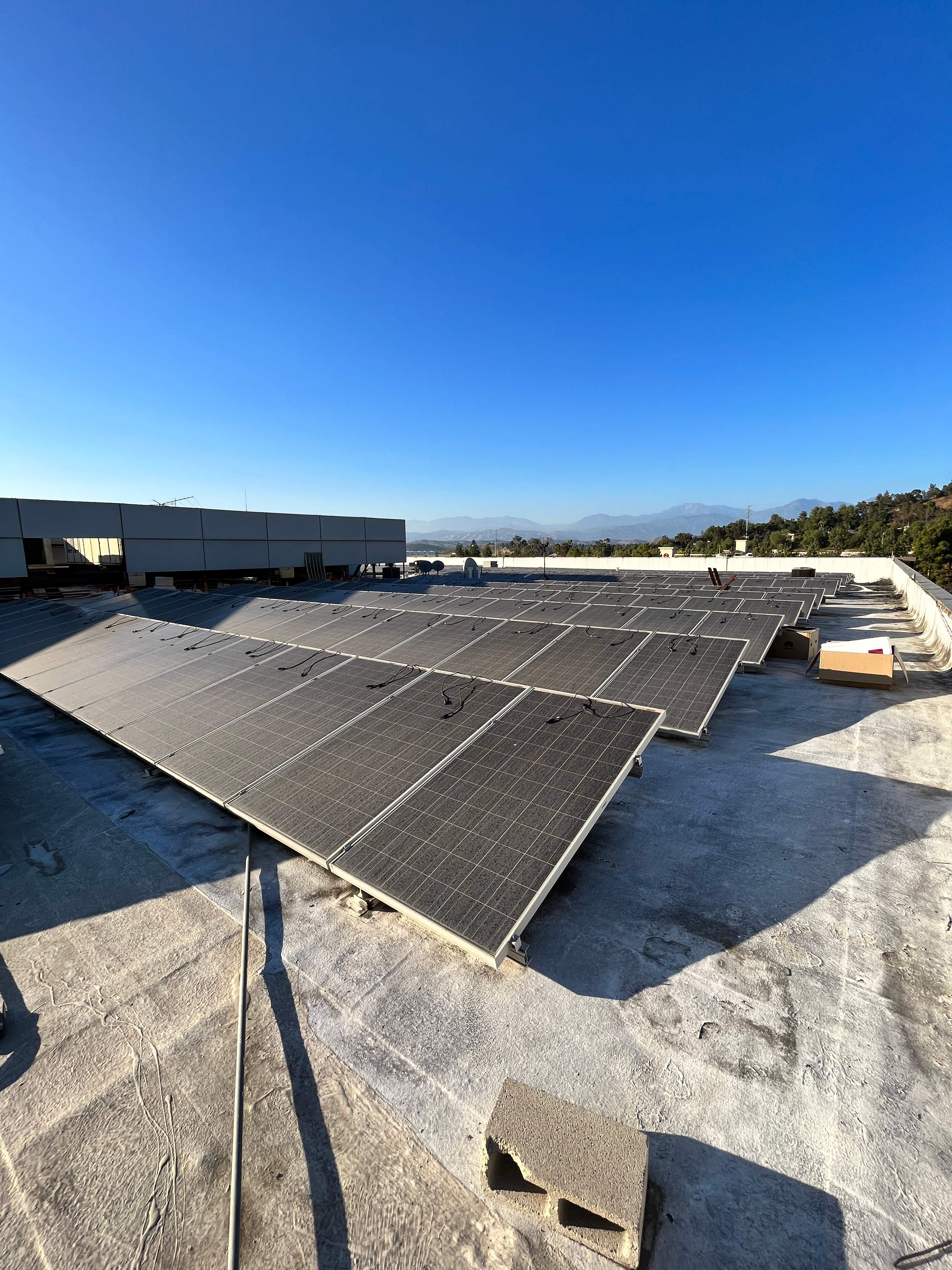 Commercial Solar Panel Cleaning in Diamond Bar, Ca by Palm Coast Solar Cleaning