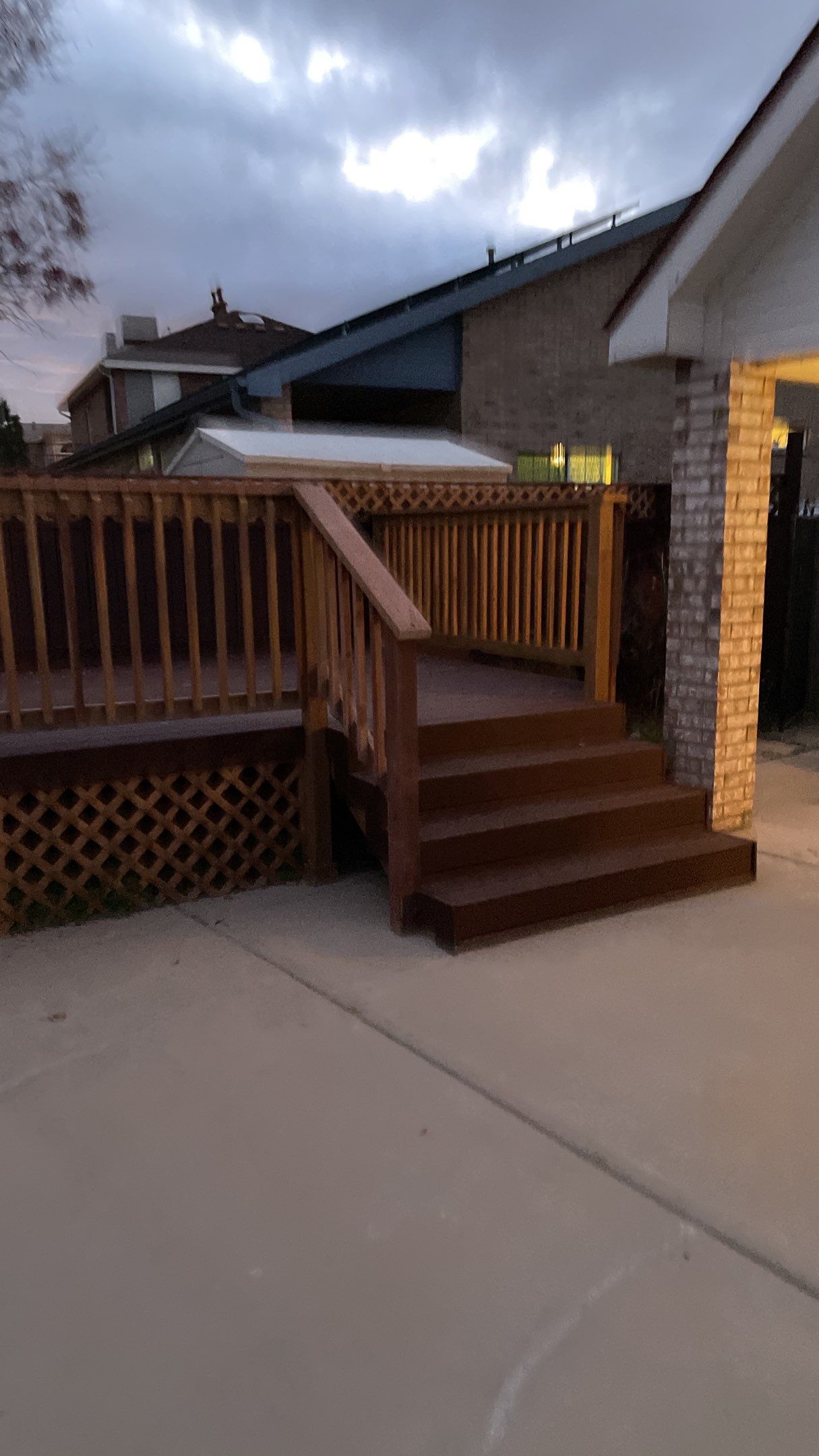 Deck Installation using Trex by Rio Grande Building & Storage