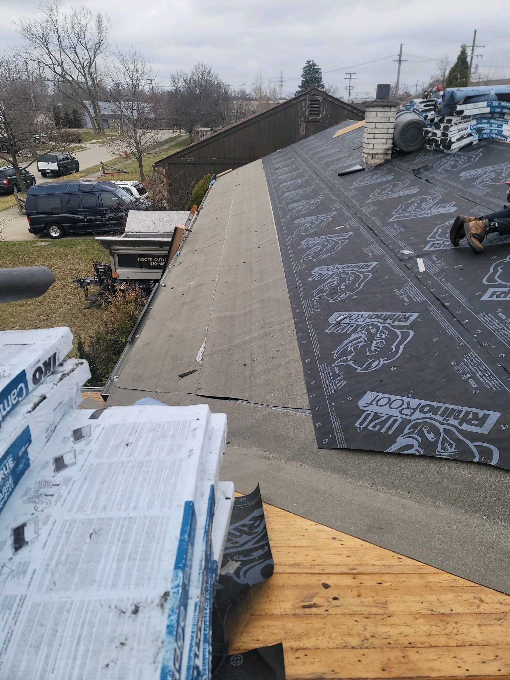 Residential Roofing Installation using IKO Dual Black by JNR Roofing LLC