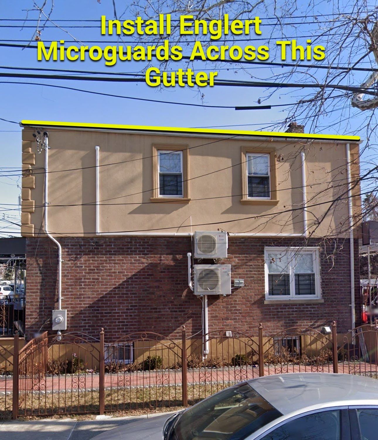 Gutter Cleaning and screening in the Bronx by Above All Gutters 