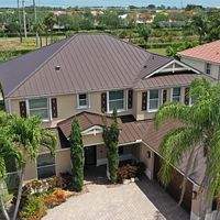 24ga 1" Nail-Strip Mansard Brown  by Total Roofing System The Metal Roof Experts