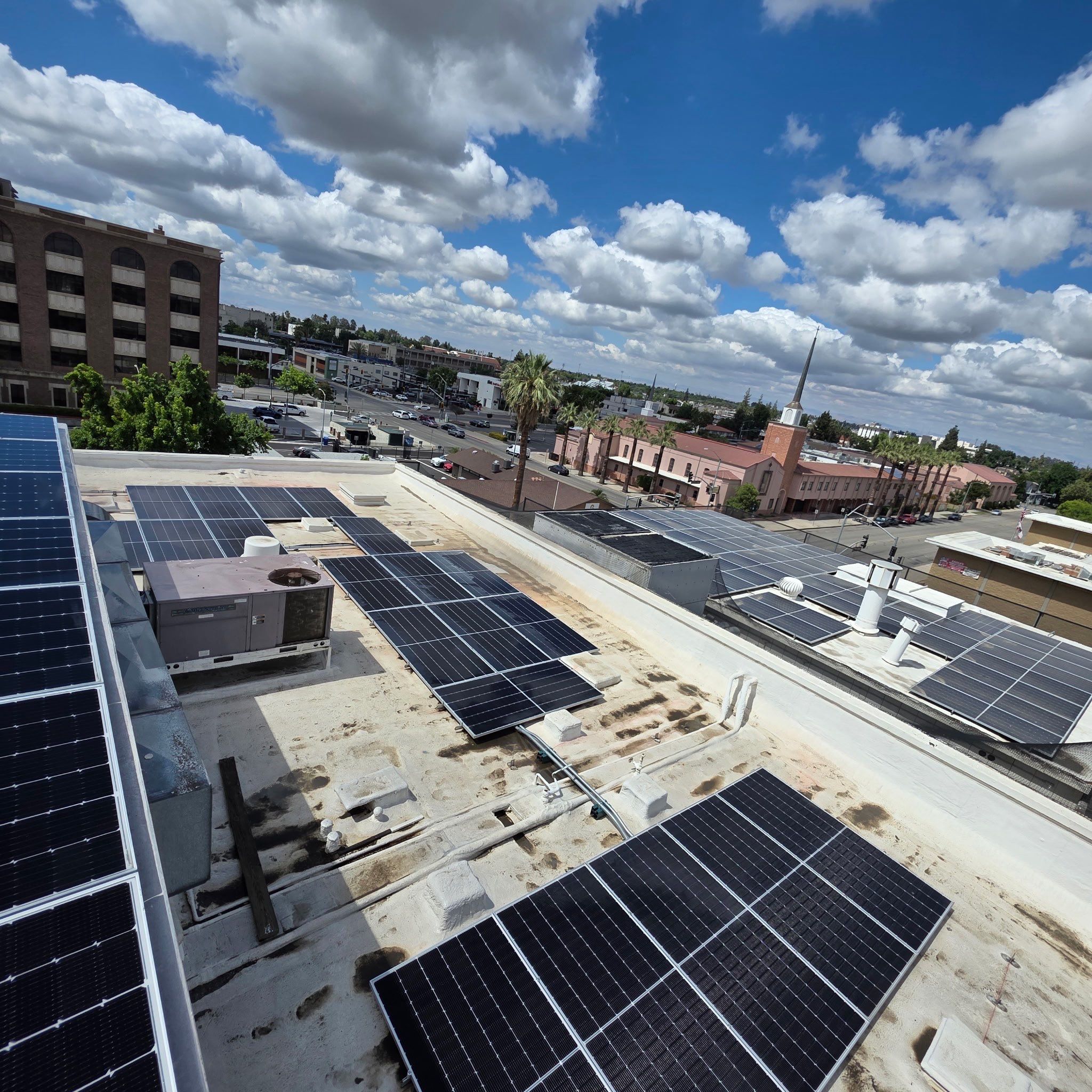 Commercial Solar Panel Cleaning by Palm Coast Solar Cleaning
