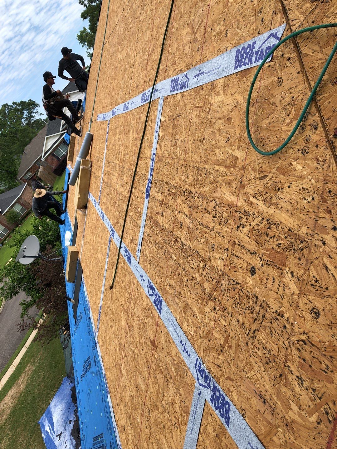 Residential Roofing Installation using Roof Replacement by American Roofing & Construction LLC