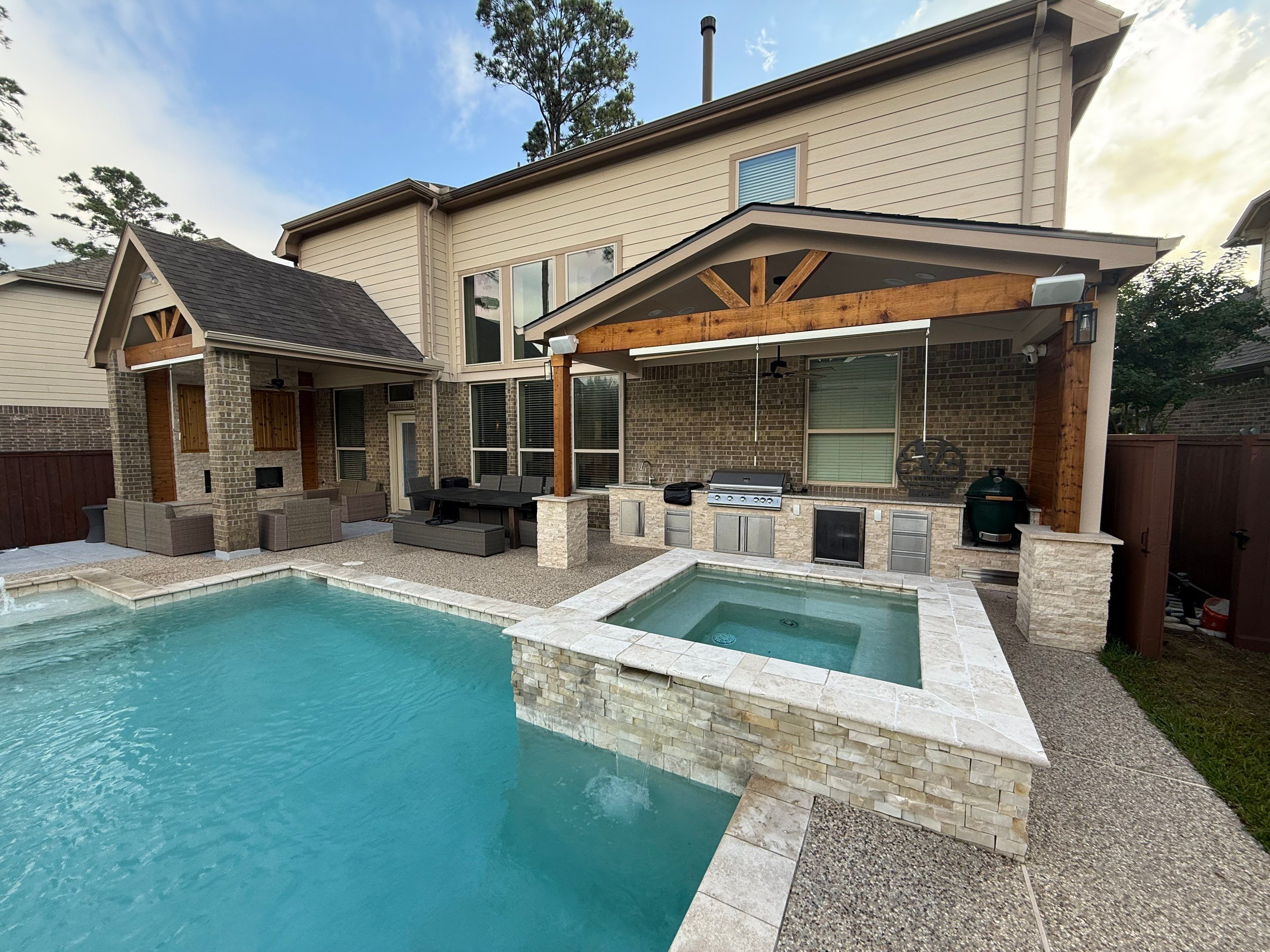 Patio and Summer Kitchen by SophAlx LLC