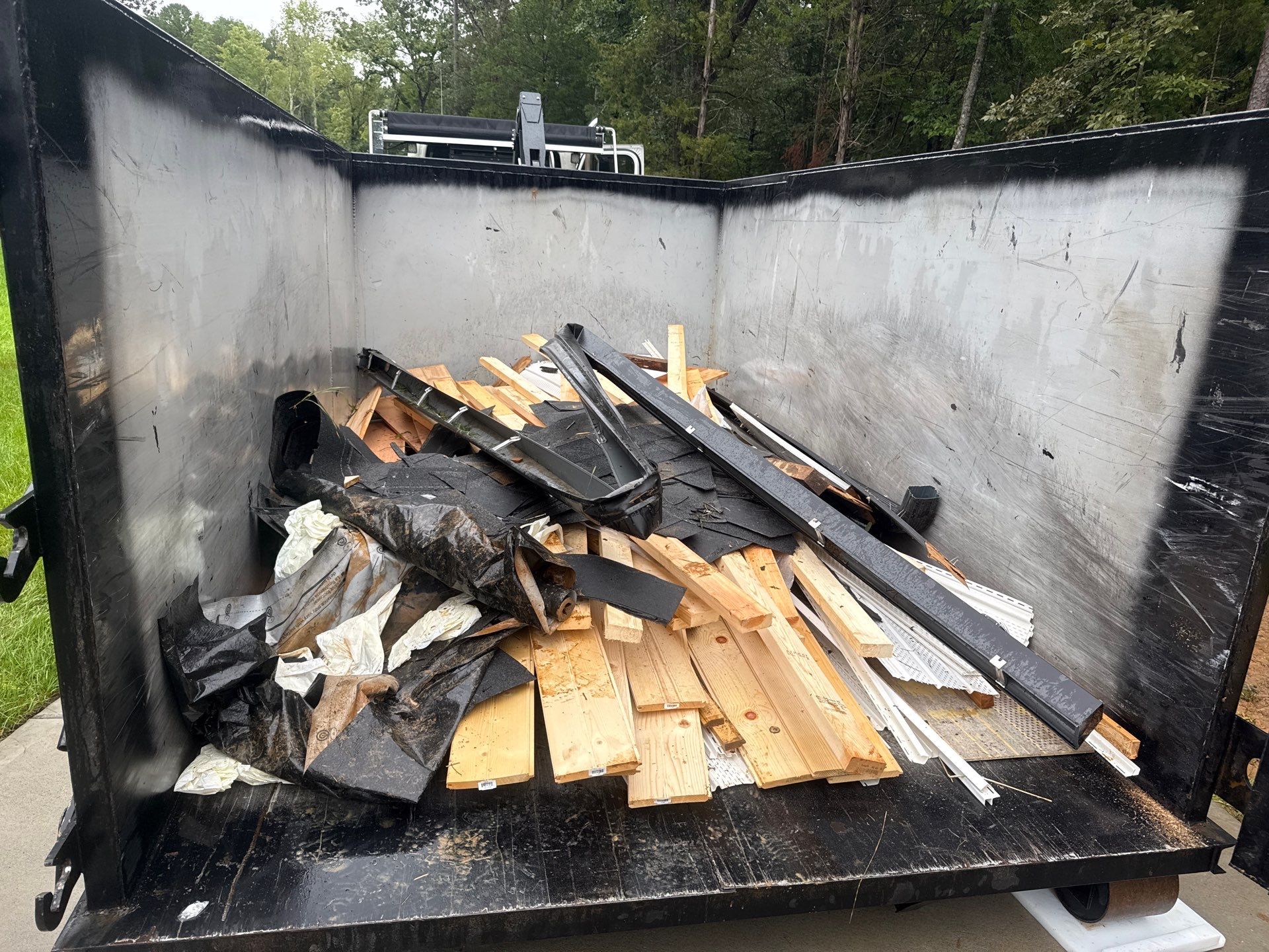 Project in Matthews by Badger Hauling