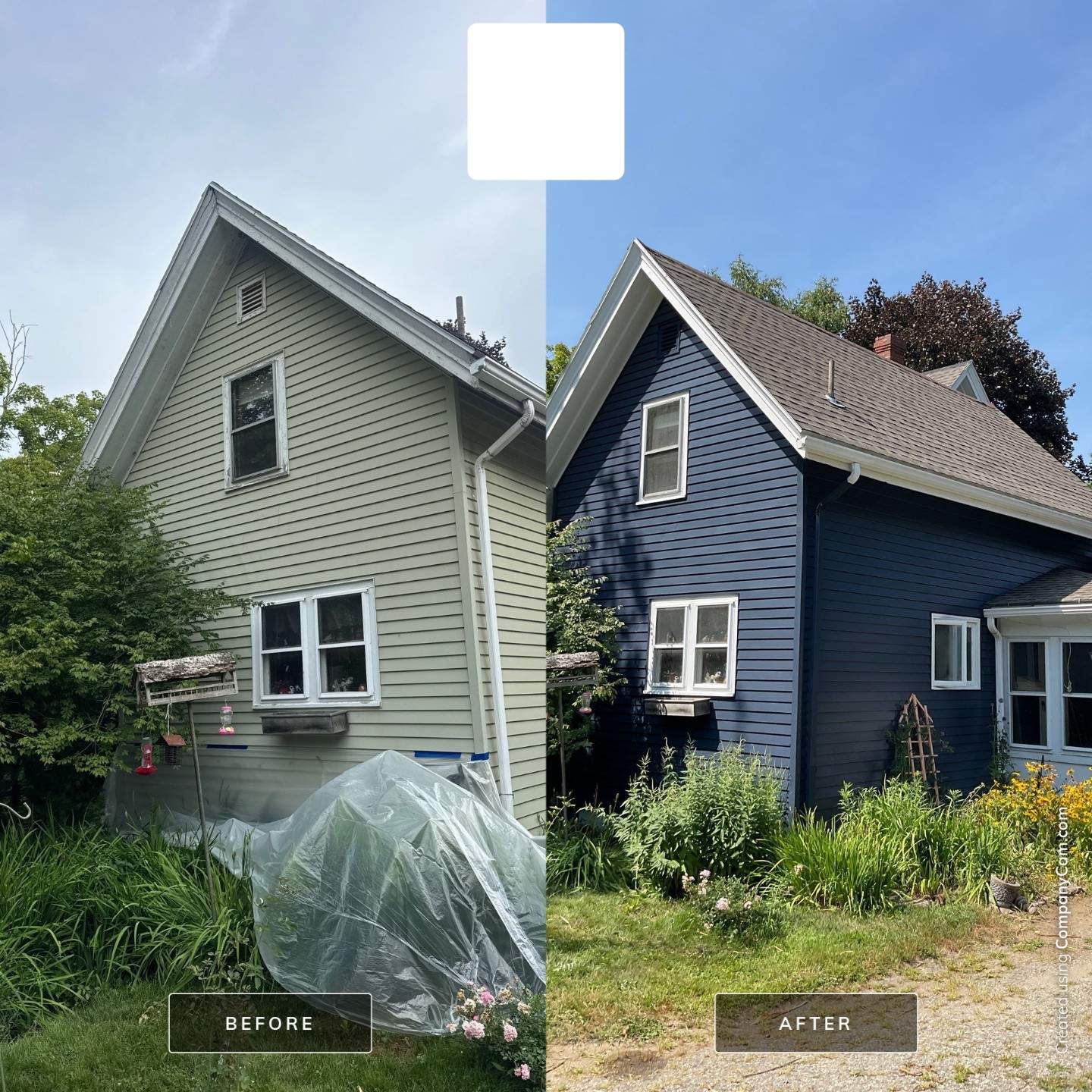 Full Exterior Residential Painting and Porch Refinishing in Augusta by Picture Perfect Pro Painting