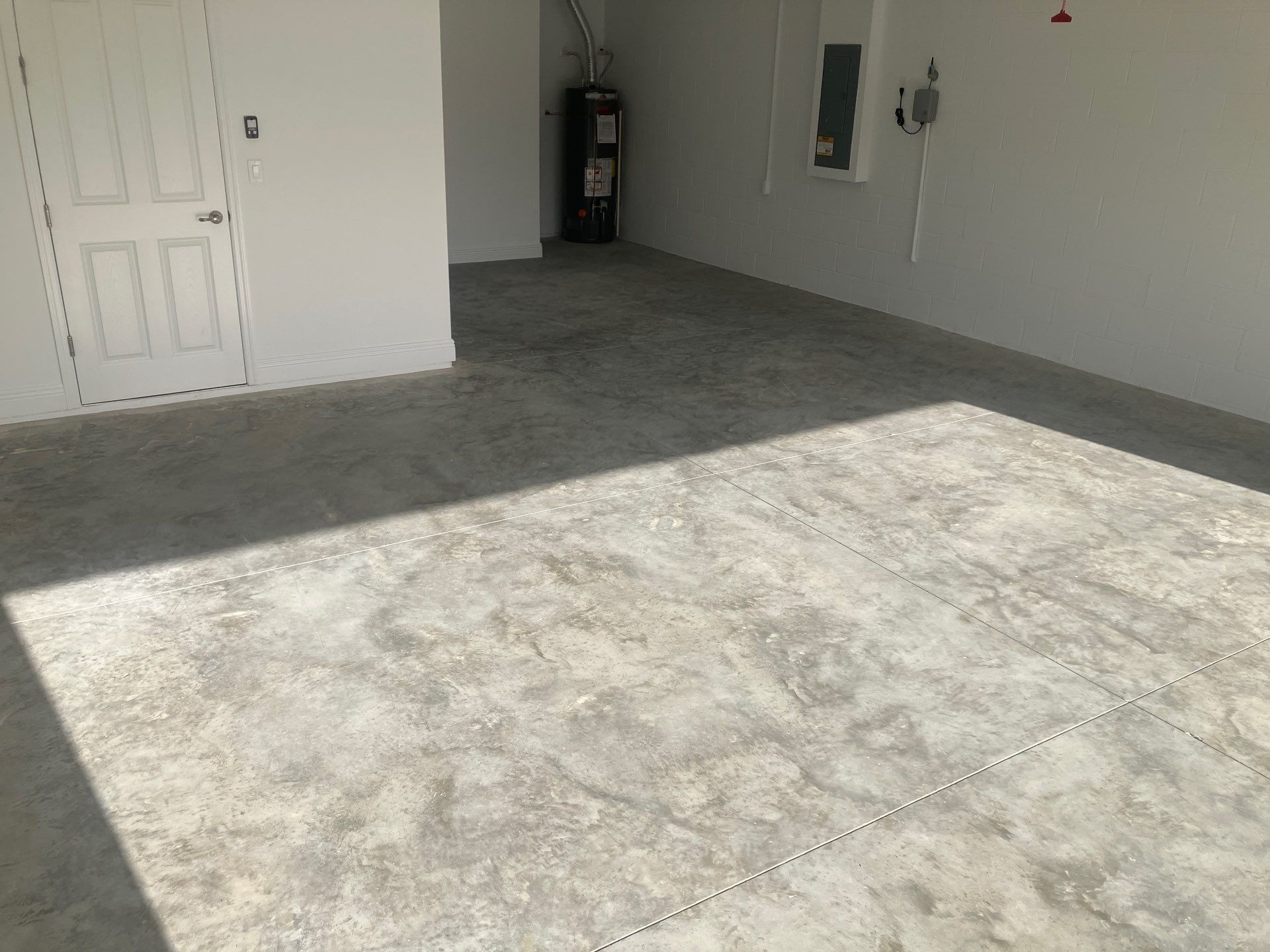 Garage Project in Trailmix by Cross Creek Concrete Coatings