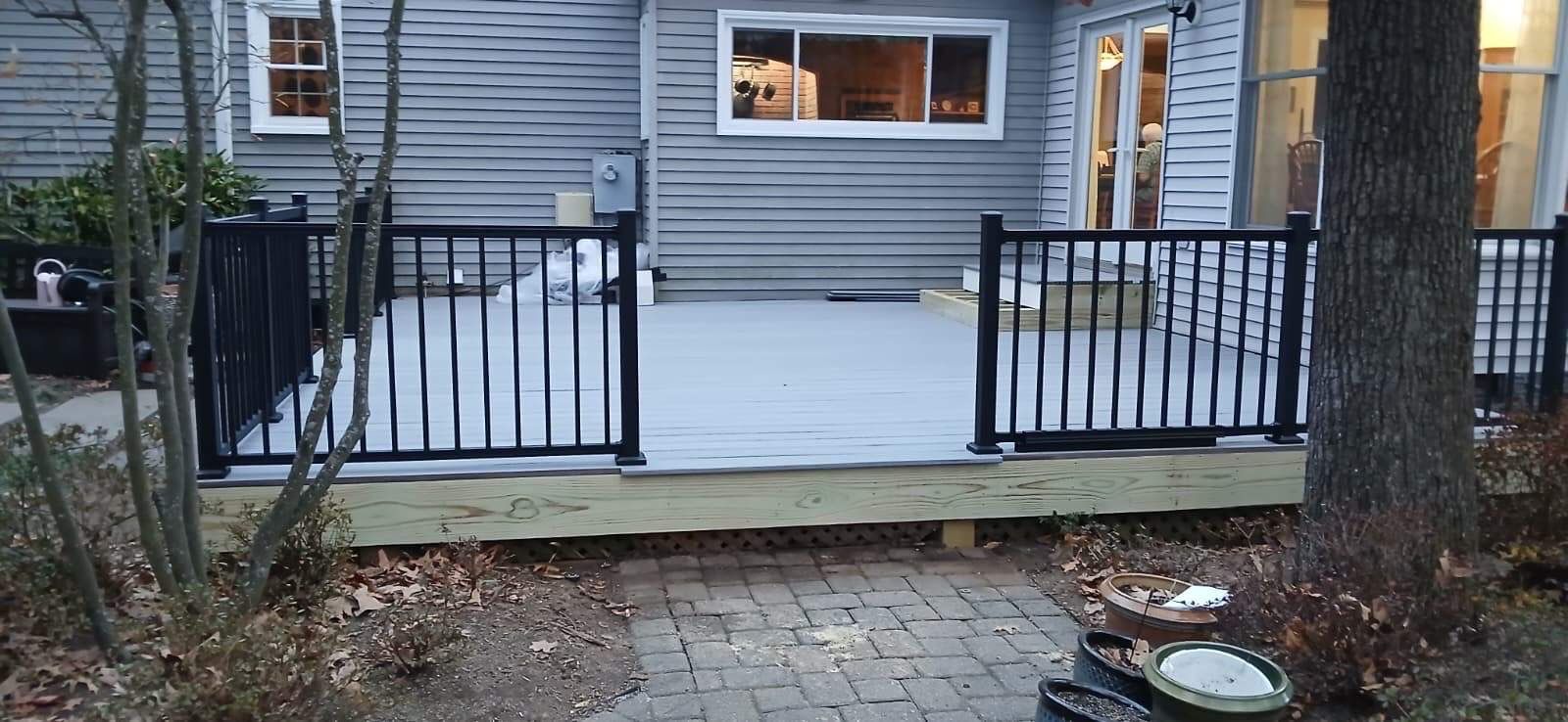 Trex Deck Resurfacing & New Railing in Sterling, VA by Sunburst Construction Inc