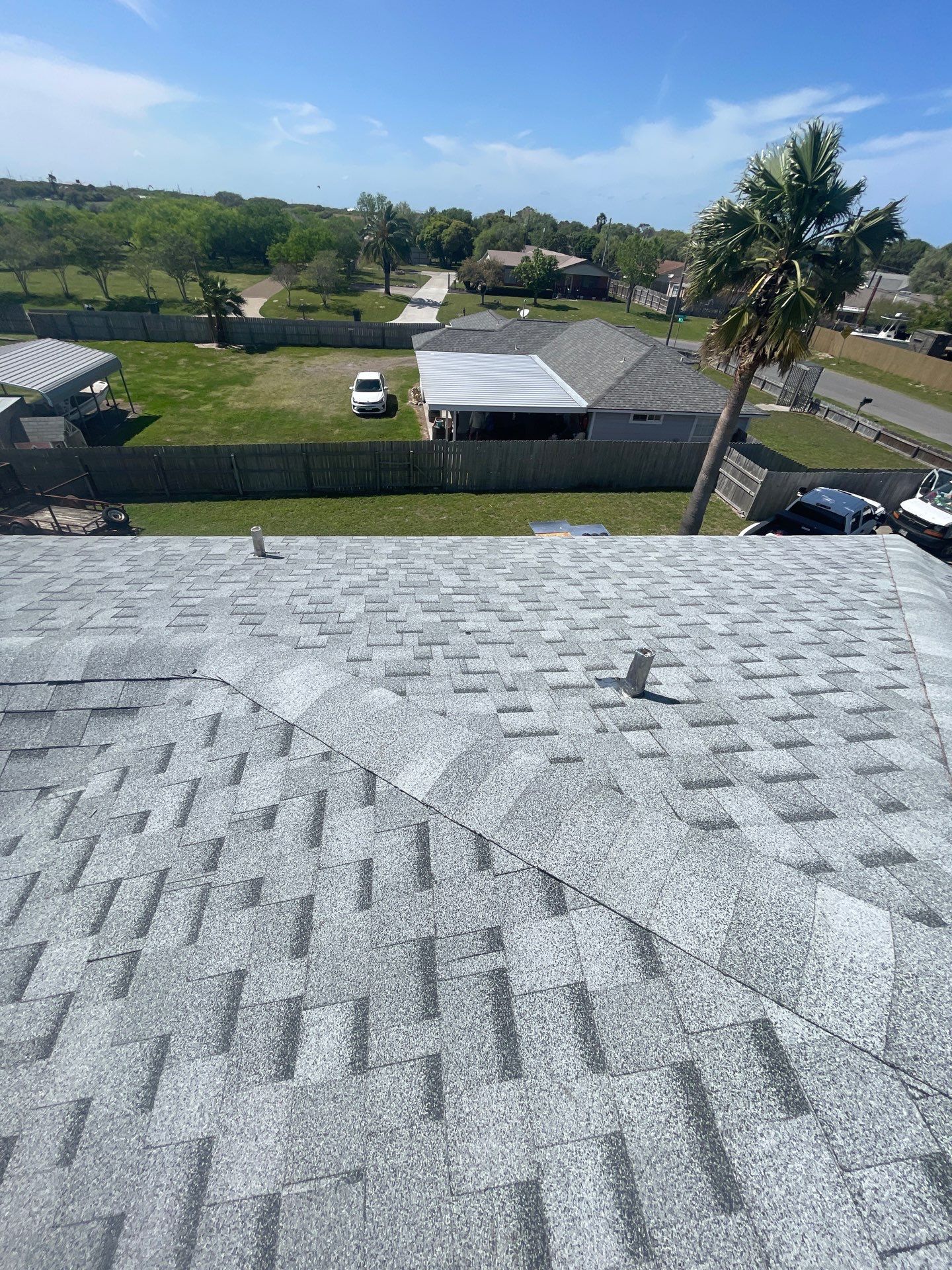 Residential Roofing Installation using IKO Cambridge Dual Gray by Lighthouse Roofing