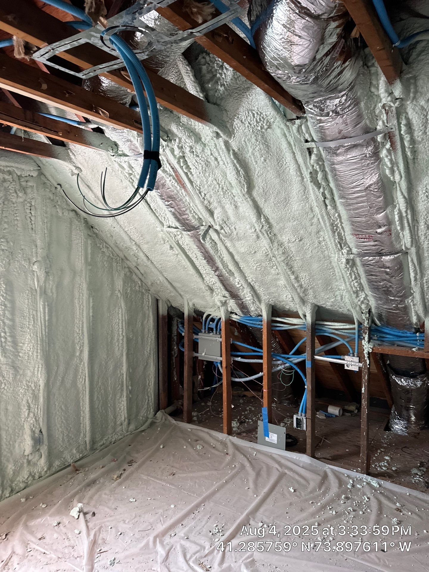 Home Remodel using Closed Cell Spray Foam by NYS Foam & Energy