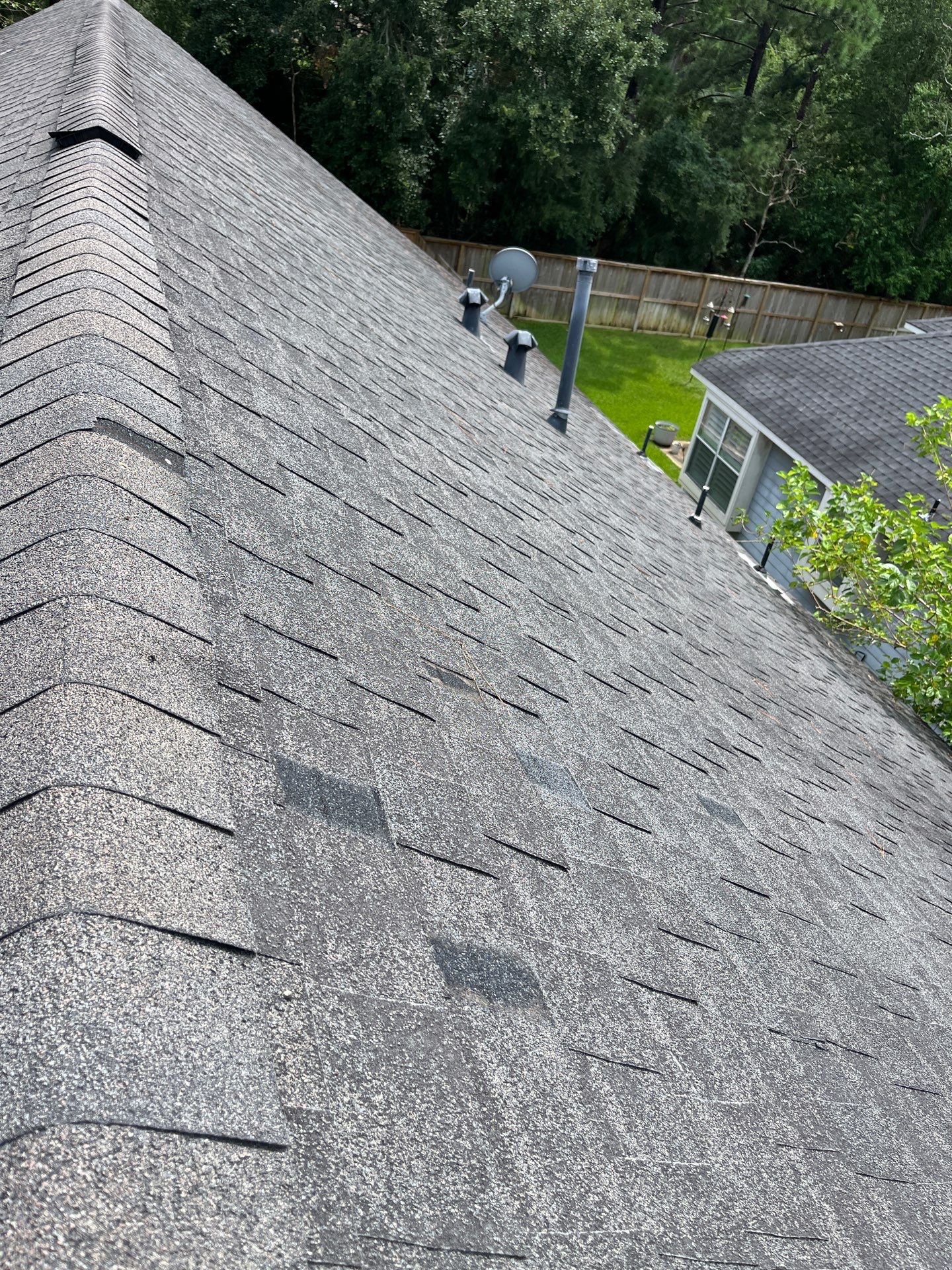 Hail Damage using Owen's Corning Duration (Lifetime) Shingles by Roof Repair Company