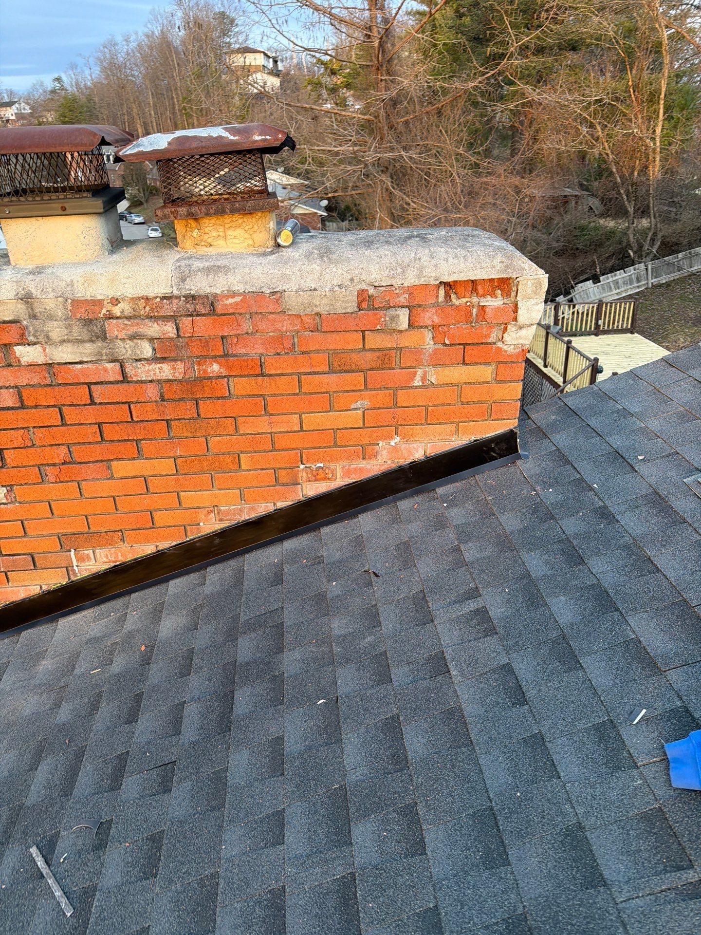 Residential Roofing Installation using GAF Timberline HDZ Charcoal by Rainstoppers Roofing