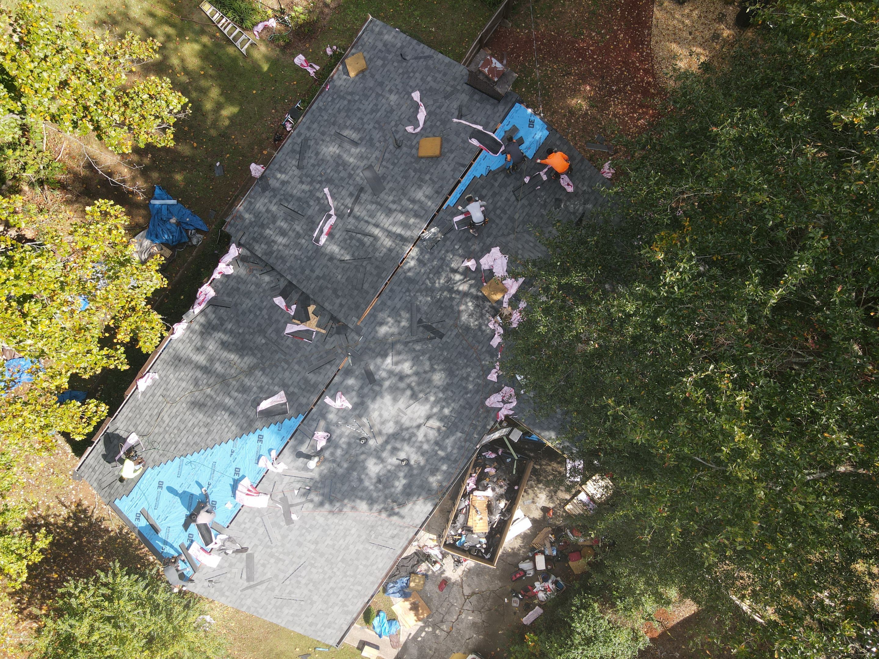 Residential Roofing Installation using Owens Corning by Inspector Roofing and Restoration