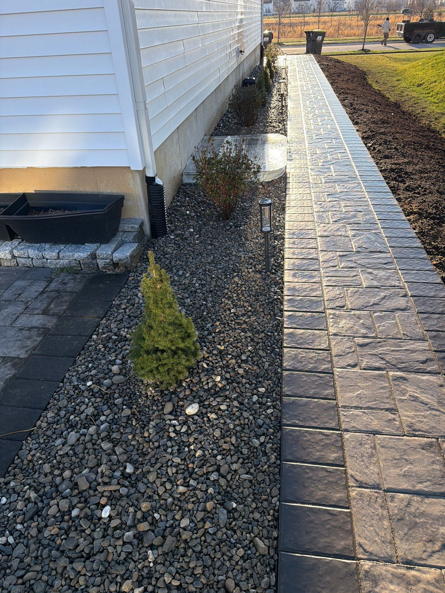 Custom Belgard Paver Patio Design & Installation in Delaware by Studio G Indoor Spaces & Outdoor Living
