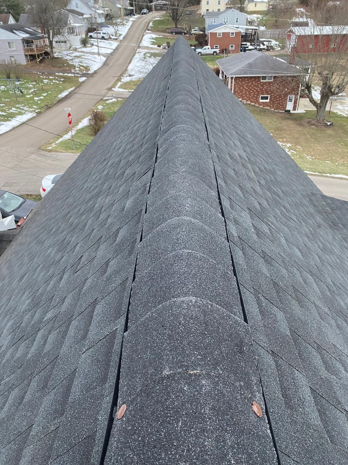 Residential Roofing Installation using GAF Timberline HDZ Charcoal by Rainstoppers Roofing