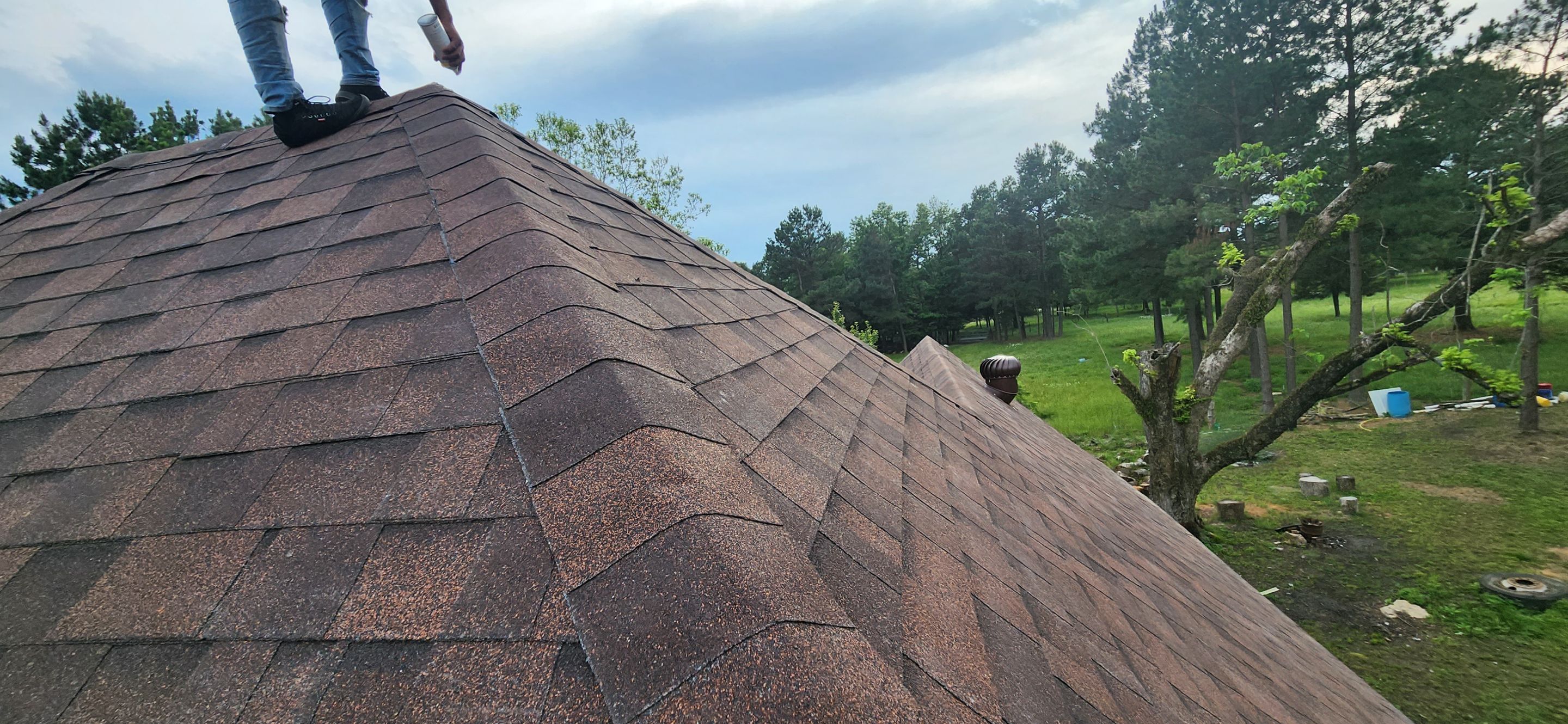 Residential Shingle Reroof using Malarkey Highlander NEX by Hostetler Roofing