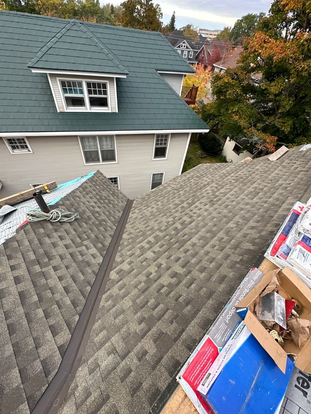 Residential Roofing Installation using Asphalt GAF HDZ by Artisan Roofing & Home Improvements Inc.