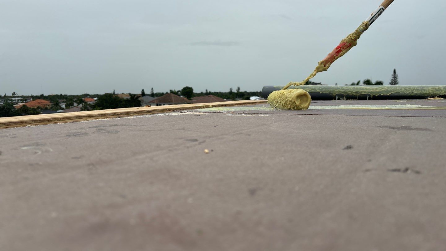 Residential Install of Flat TPO by International Roofing