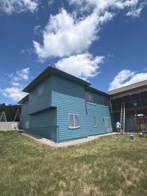 Full Exterior Siding Paint Restoration and Refresh in Garretson
