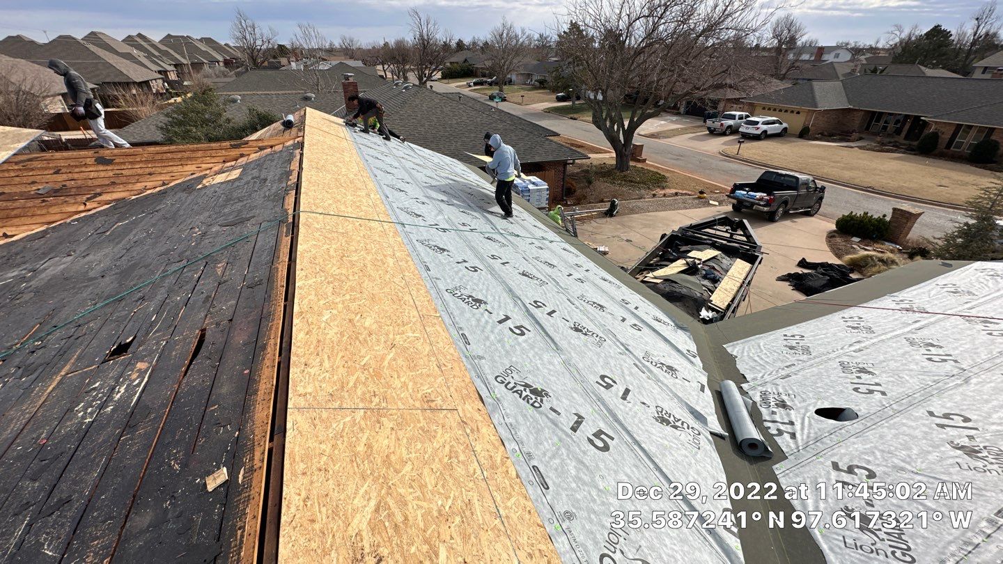 Malarkey Class 3 Antique brown install by Icon Roofing And Construction 
