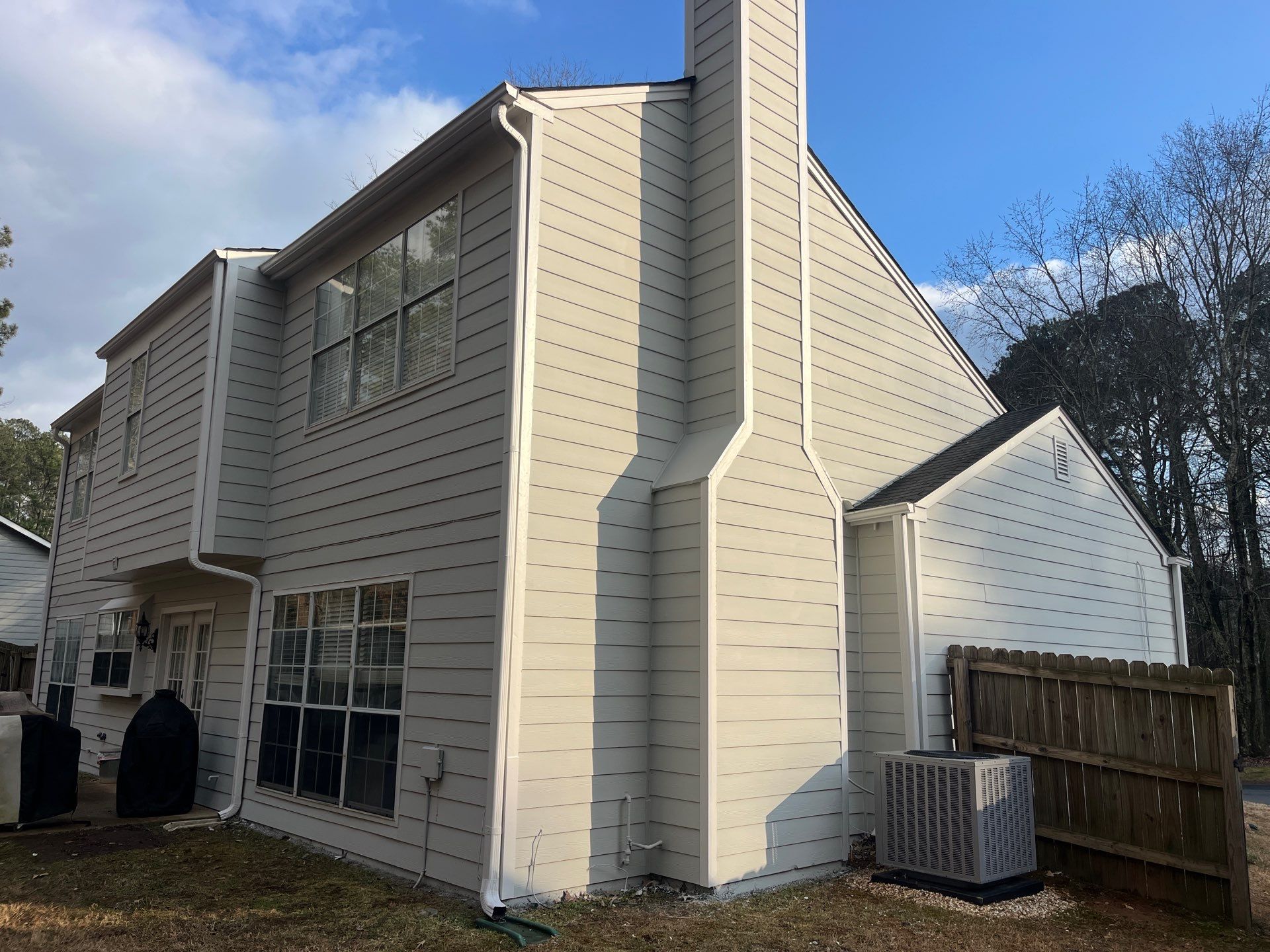 Rotten Wood Replacement and Exterior Painting using James Hardie and Sherwin-Williams SuperPaint by Nelson Exteriors