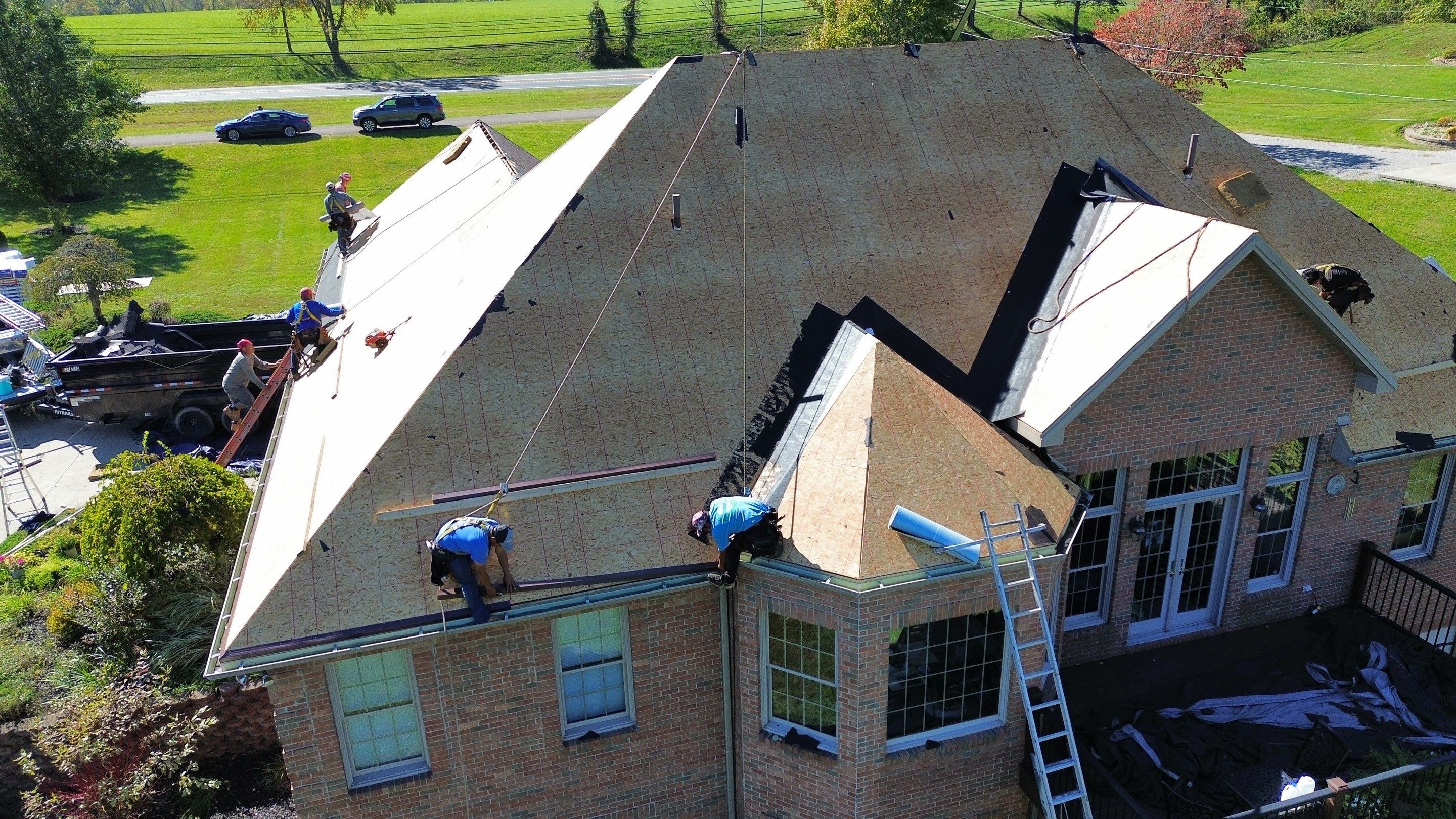 Residential Roofing Installation using Timberline HDZ Shingles - Appalachian Sky by RoofX 