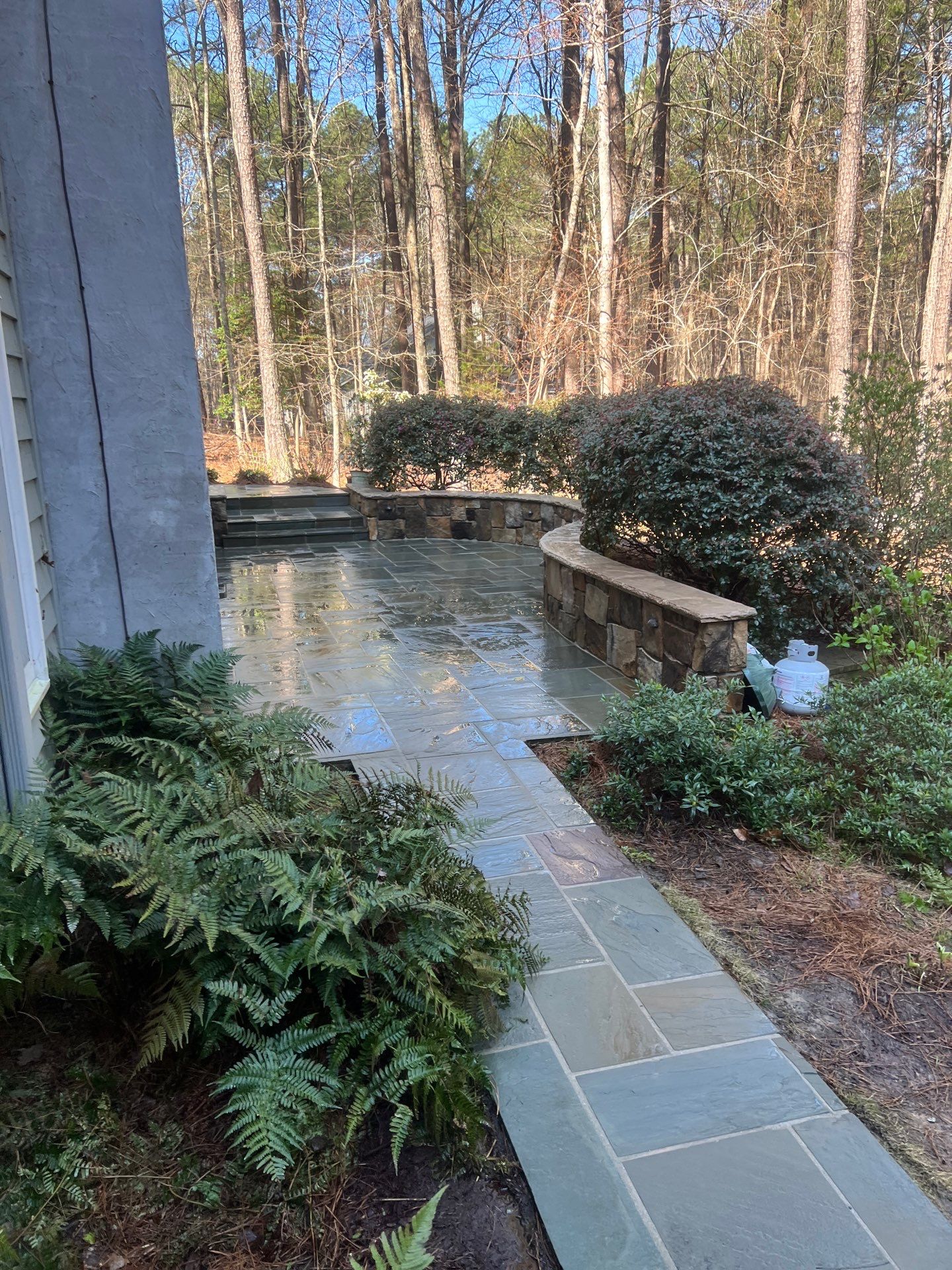 travertine  using Concrete Sealant by DuraSeal