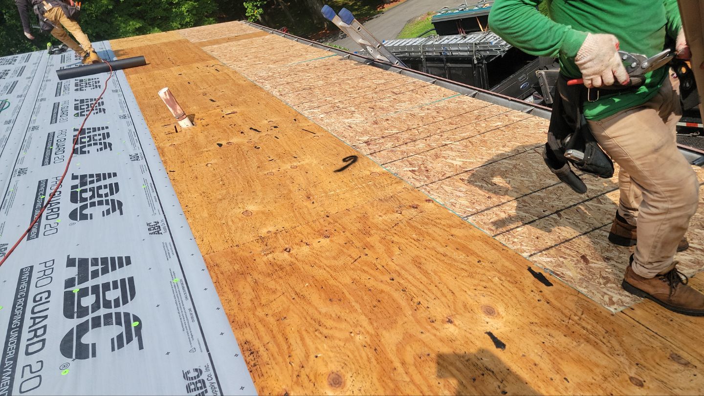 Roof Installation using GAF Timberline HDZ by ExteriorPros