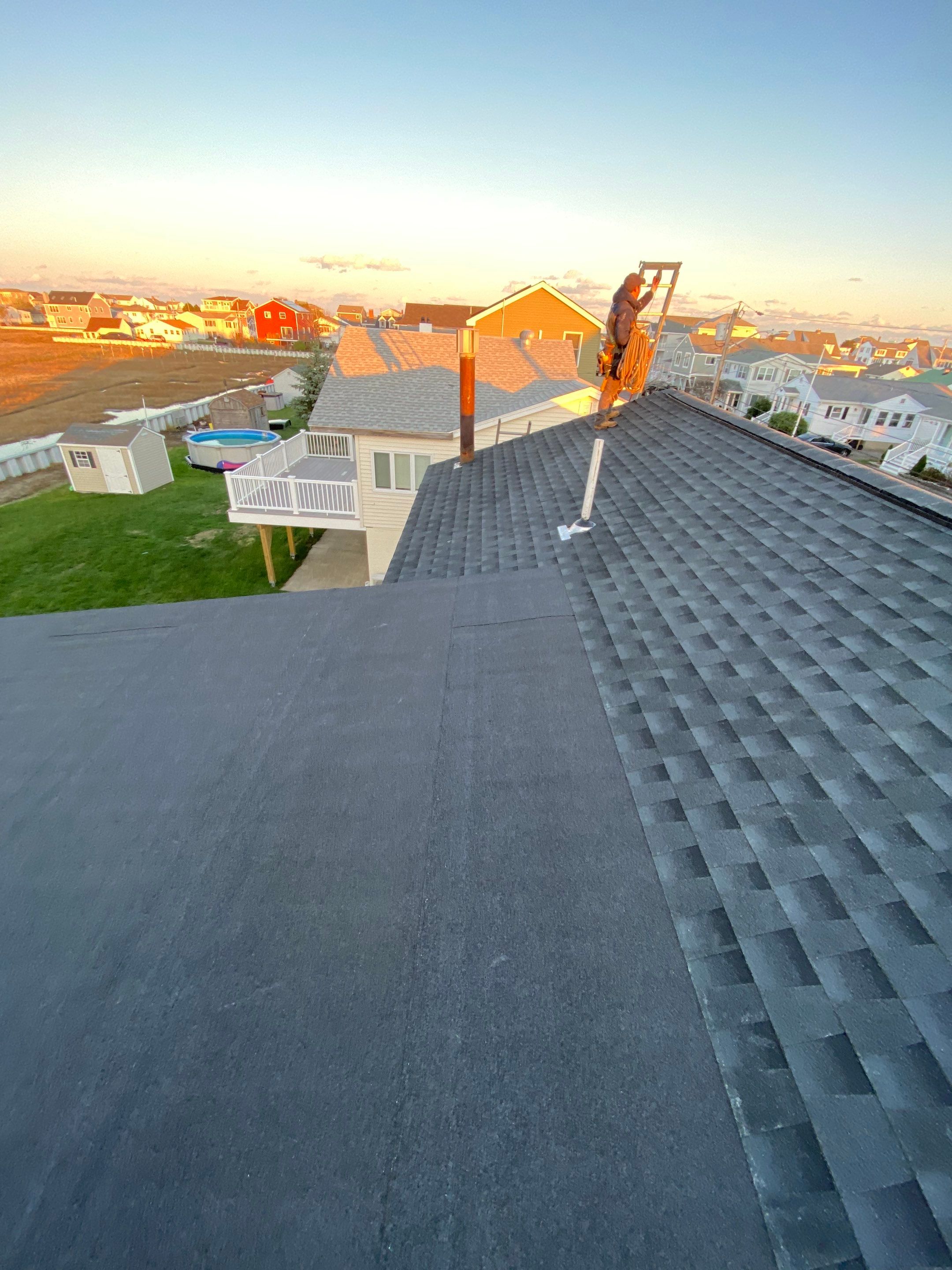 Residential Roofing Installation using GAF Timberline HDZ by Sensible Home Solutions