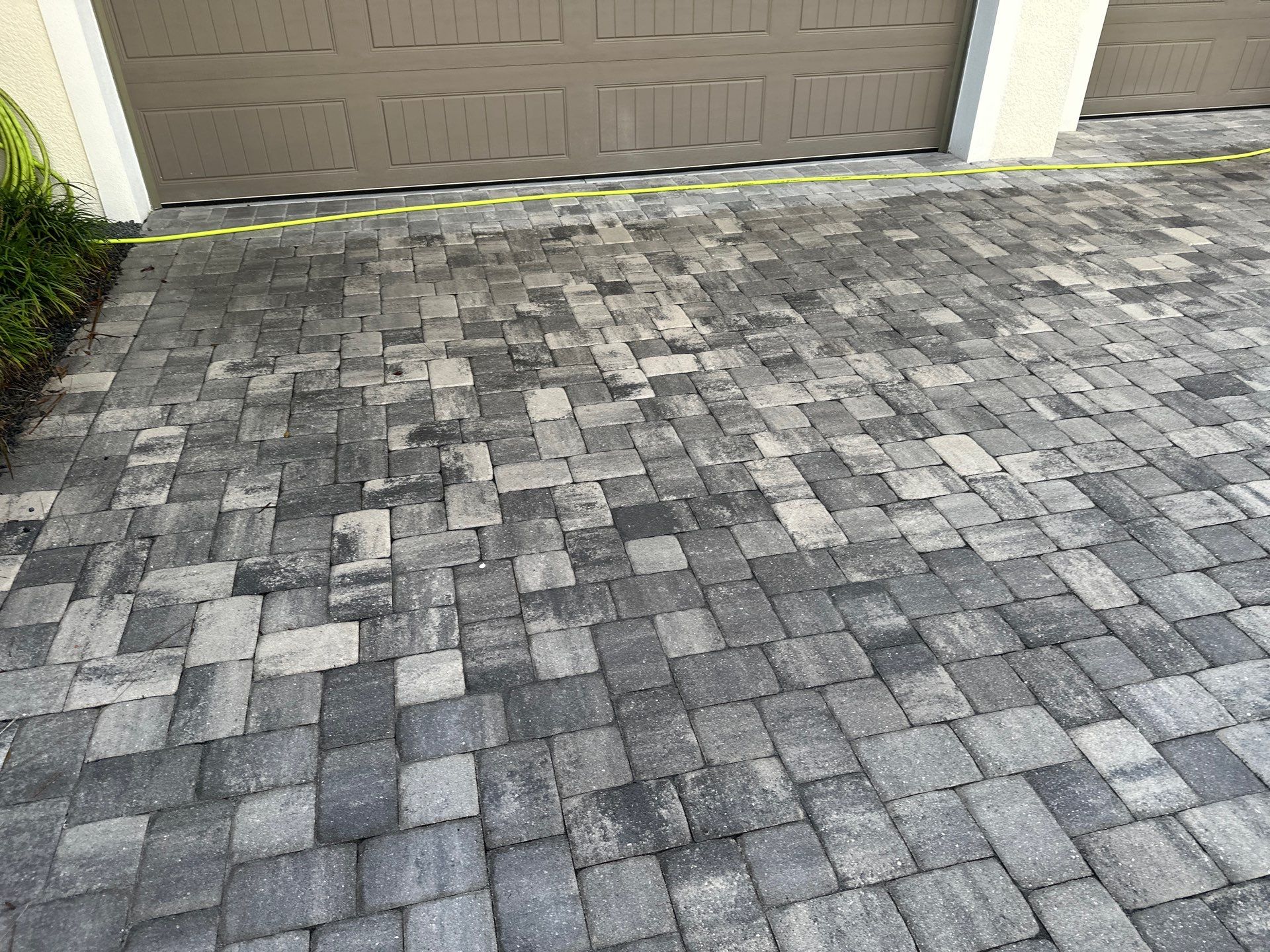 Paver Driveway, Sidewalk, and Culvert Cleaning in Winding River Community, Bradenton, FL by Sunshine AquaWash