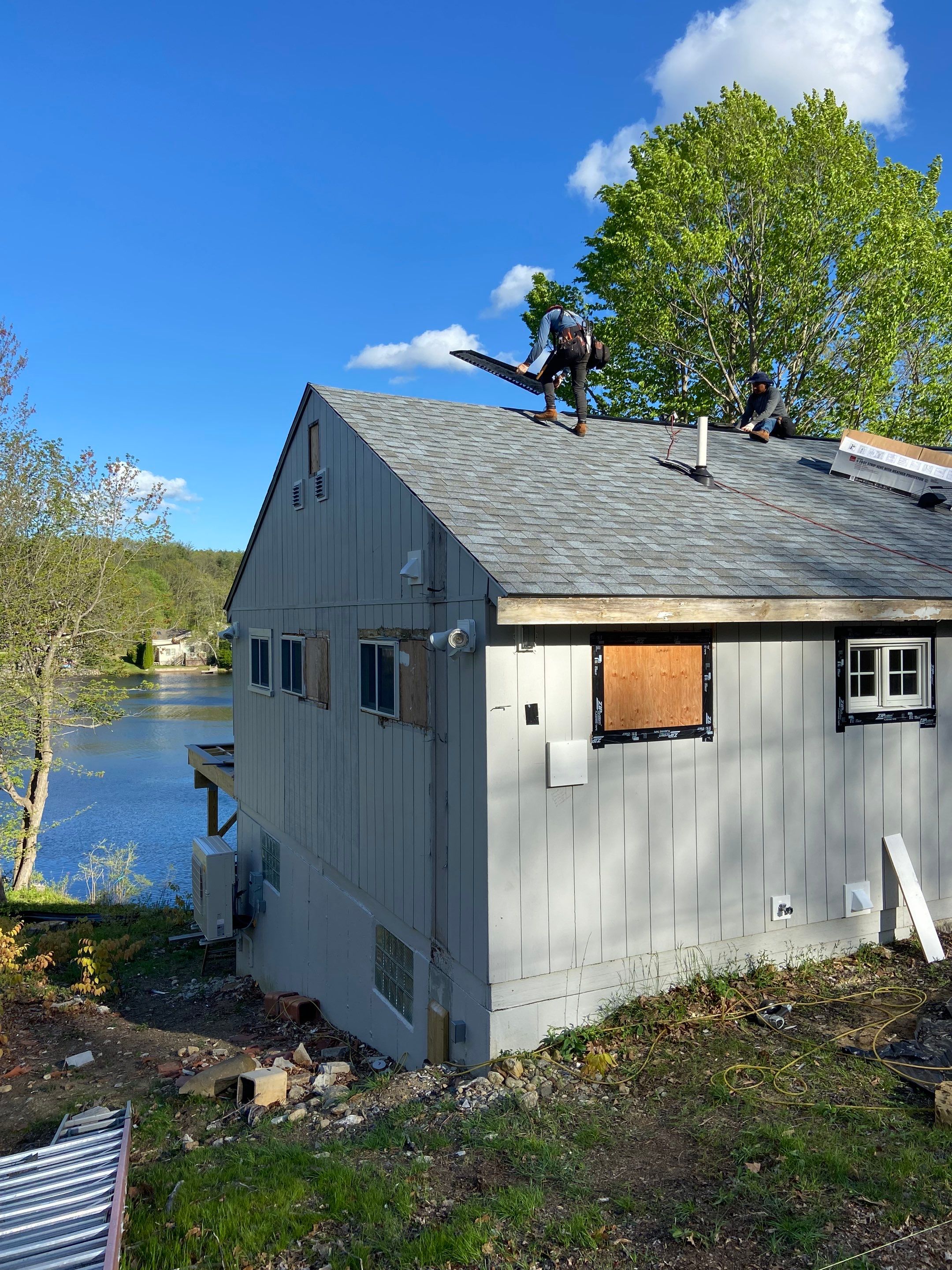Residential Roofing Installation using Owens Corning TruDefinition by Sensible Home Solutions