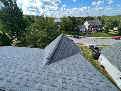 Residential Roofing Installation using Atlas Pinnacle Pristine Pewter Architectural Shingles
