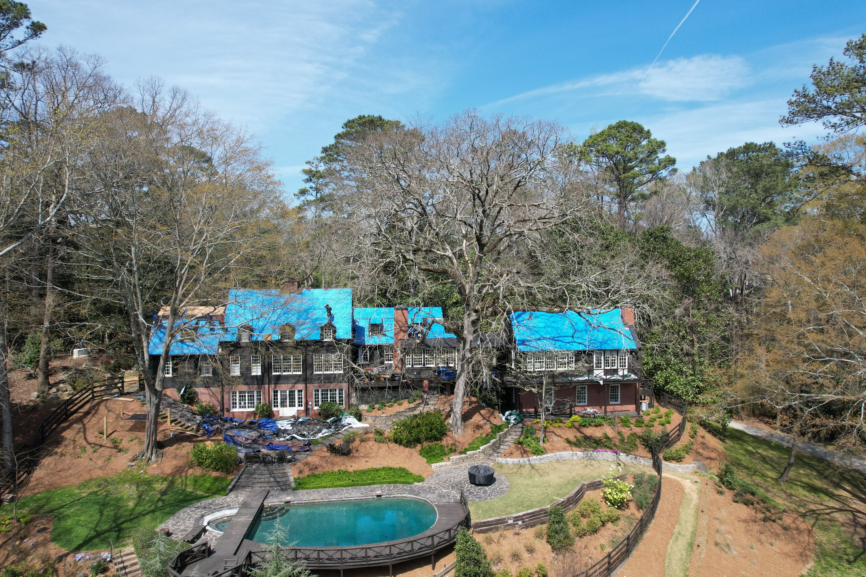 Residential Roofing Installation using Da Vinci Slate  by Inspector Roofing and Restoration